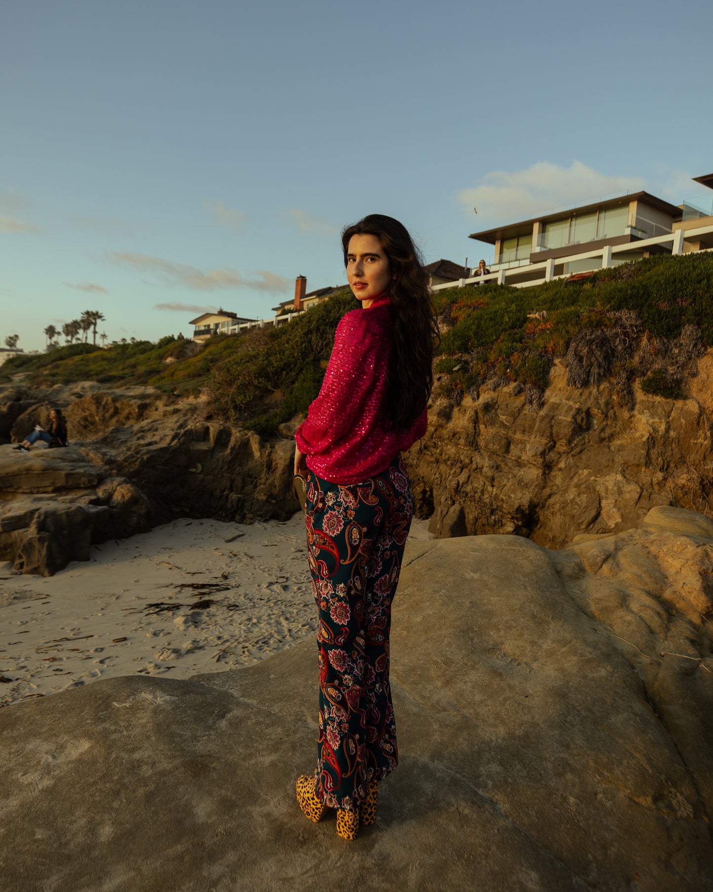 Pepper Paisley Suiting Trouser
