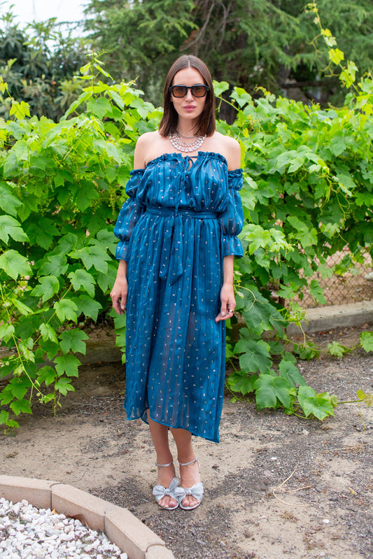 Raquel Dress in Atlantic Phenom