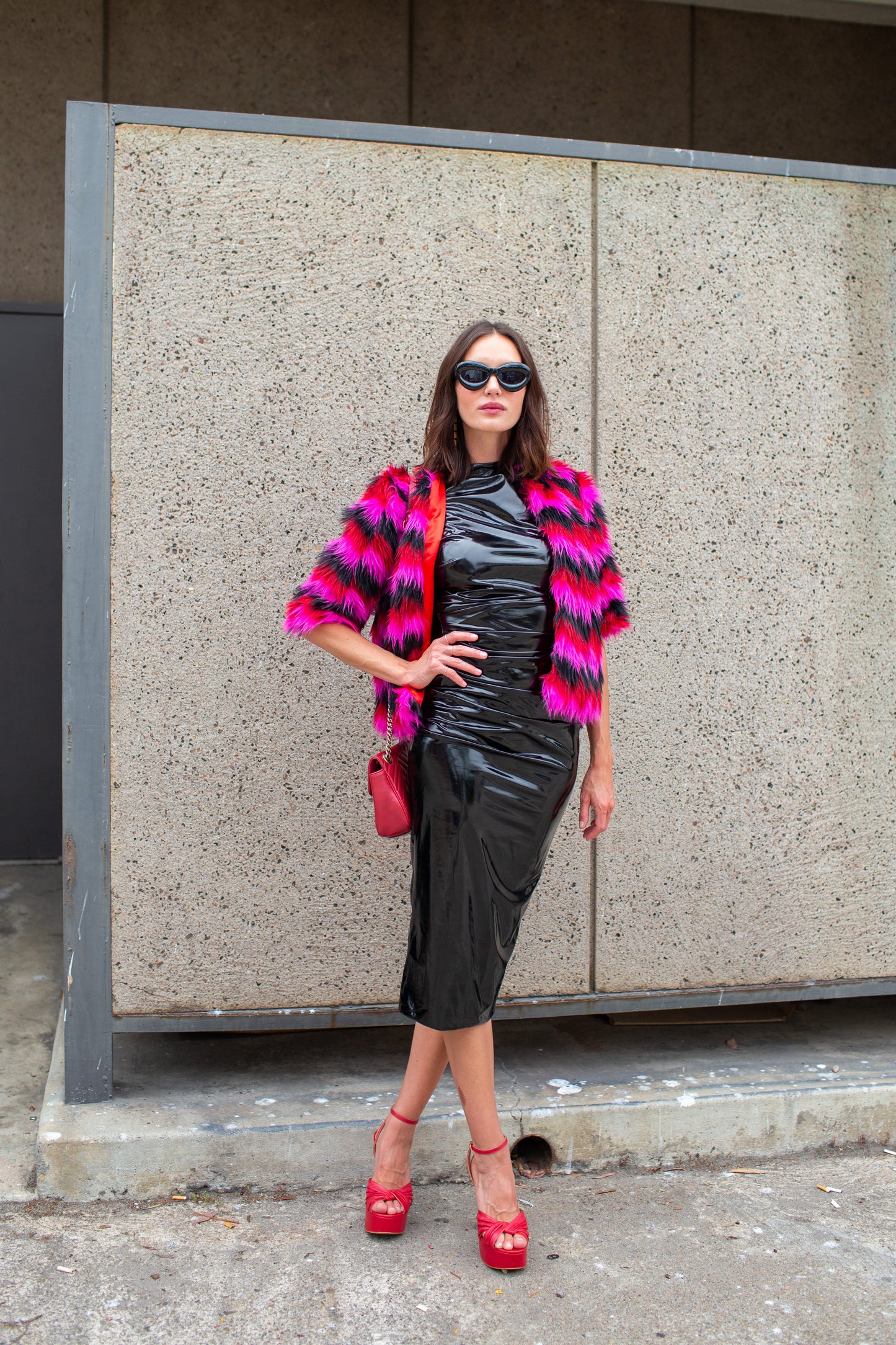 Rouge Rapture Faux Fur Jacket PRE-ORDER