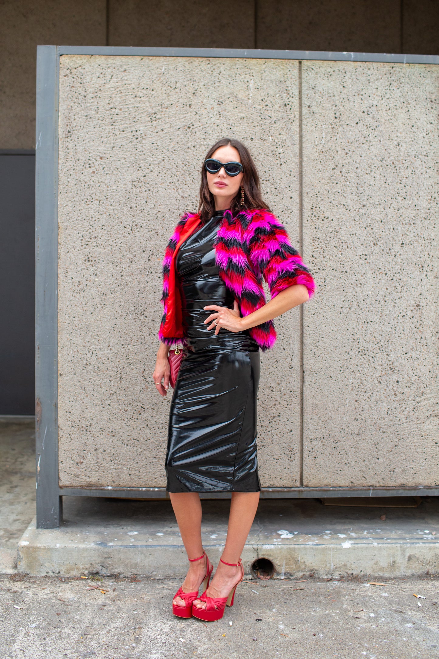 Rouge Rapture Faux Fur Jacket PRE-ORDER