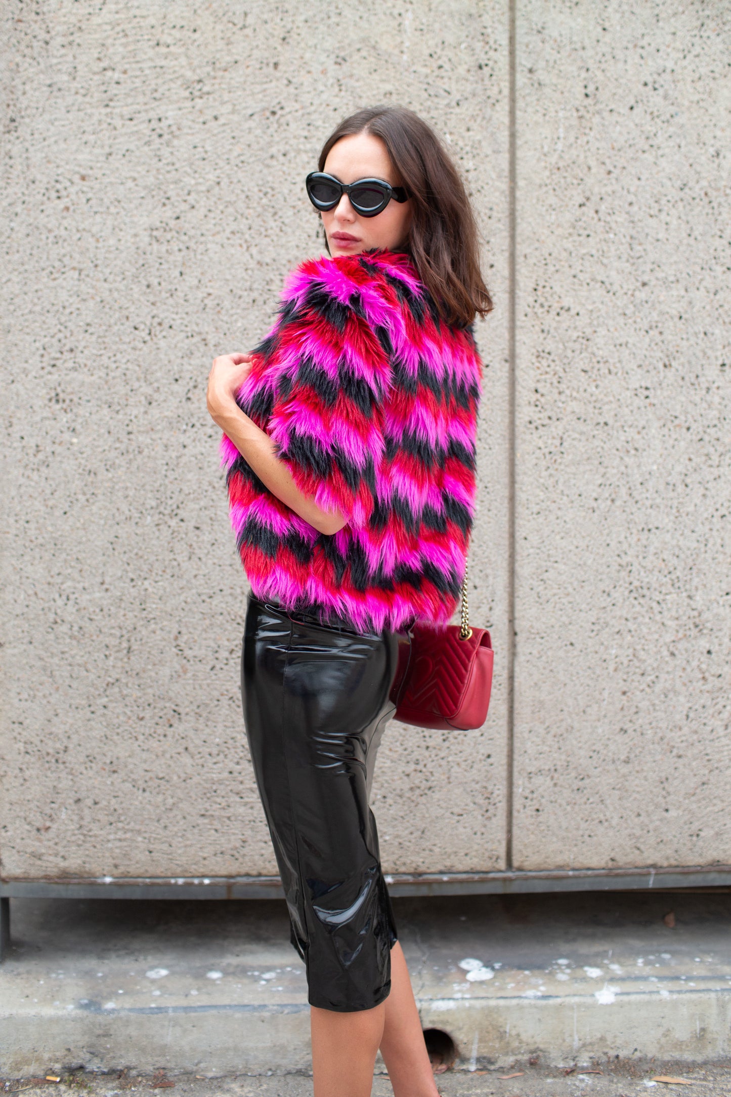 Rouge Rapture Faux Fur Jacket PRE-ORDER