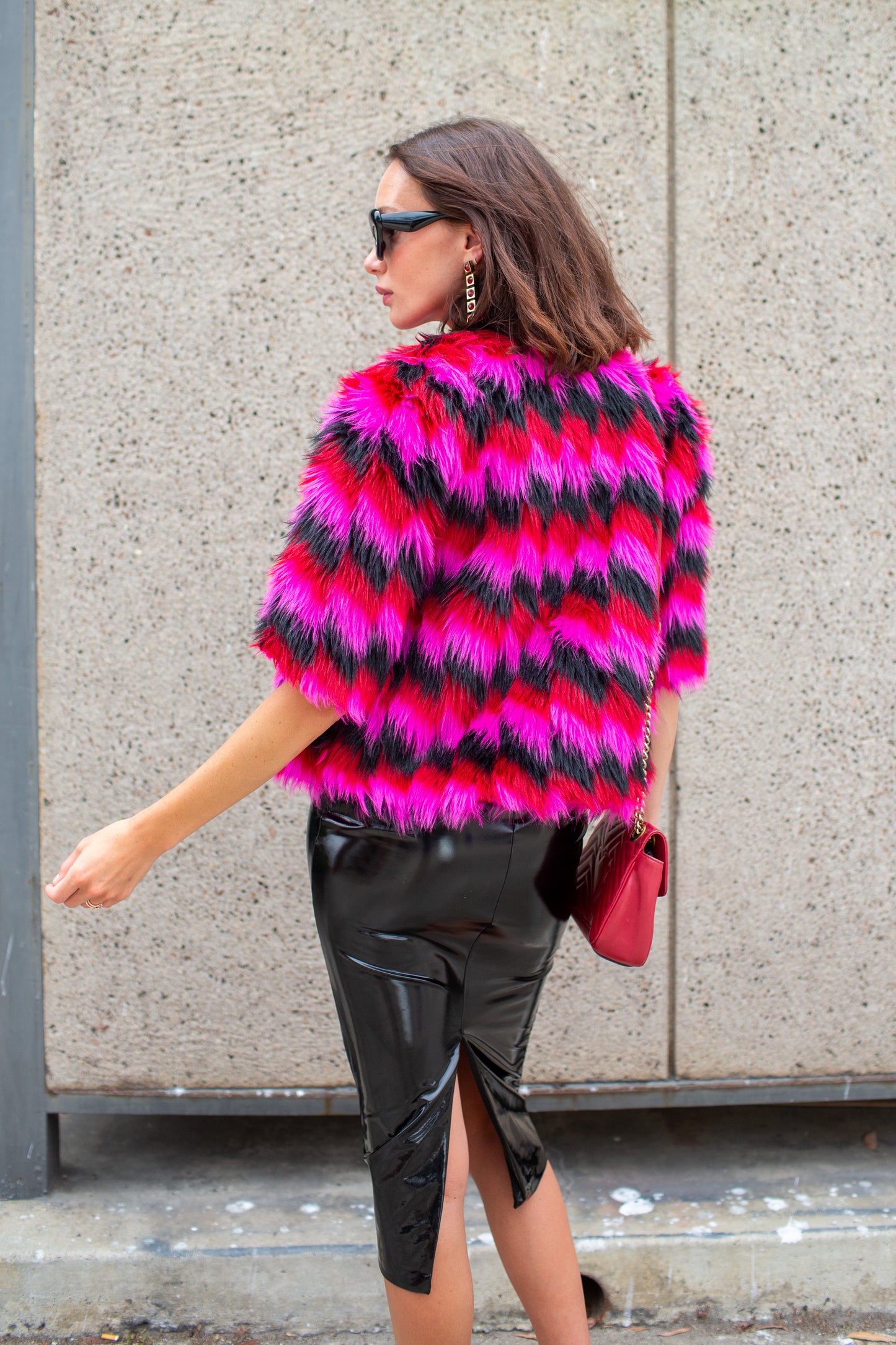 Rouge Rapture Faux Fur Jacket PRE-ORDER