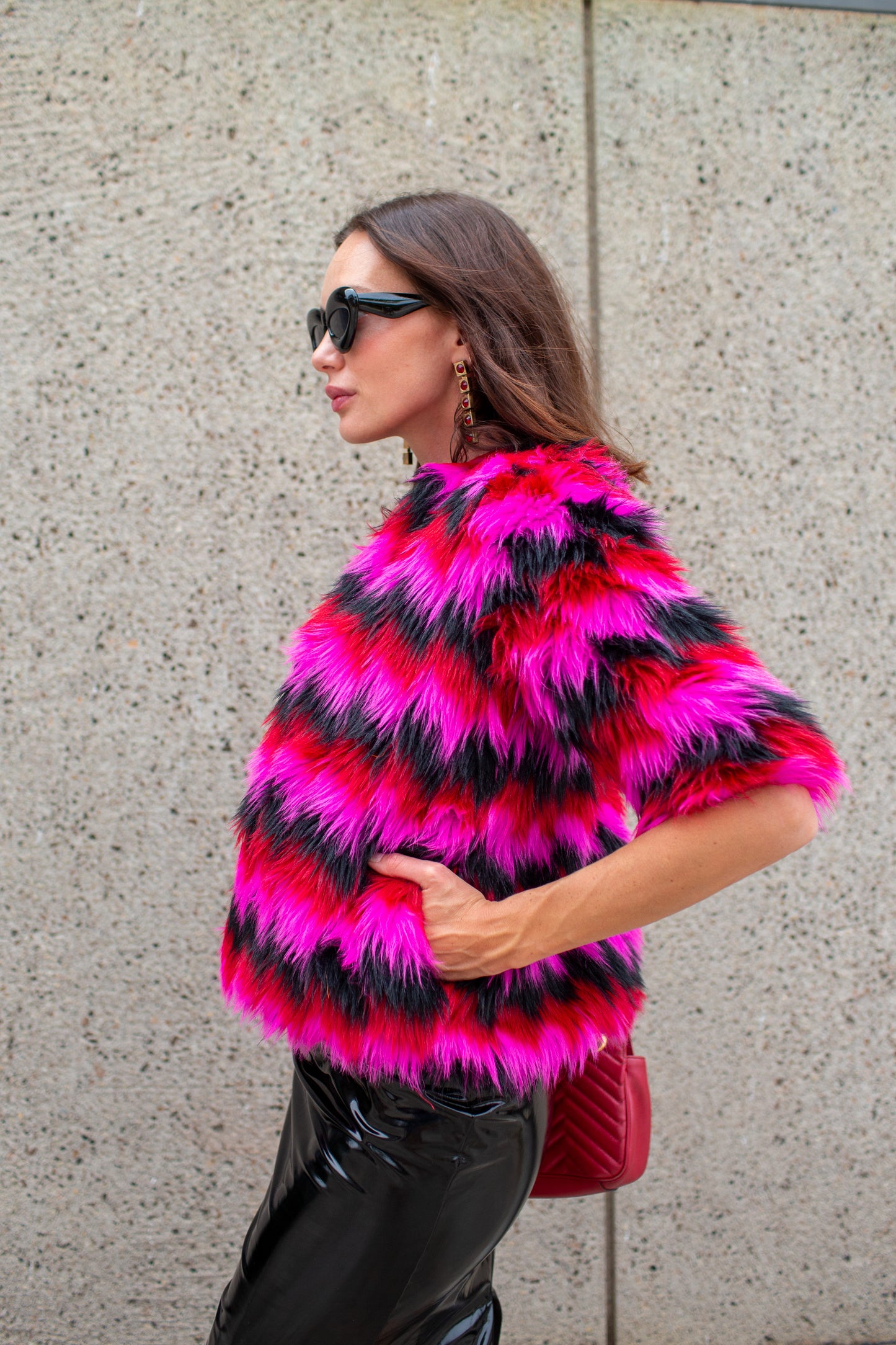 Rouge Rapture Faux Fur Jacket PRE-ORDER