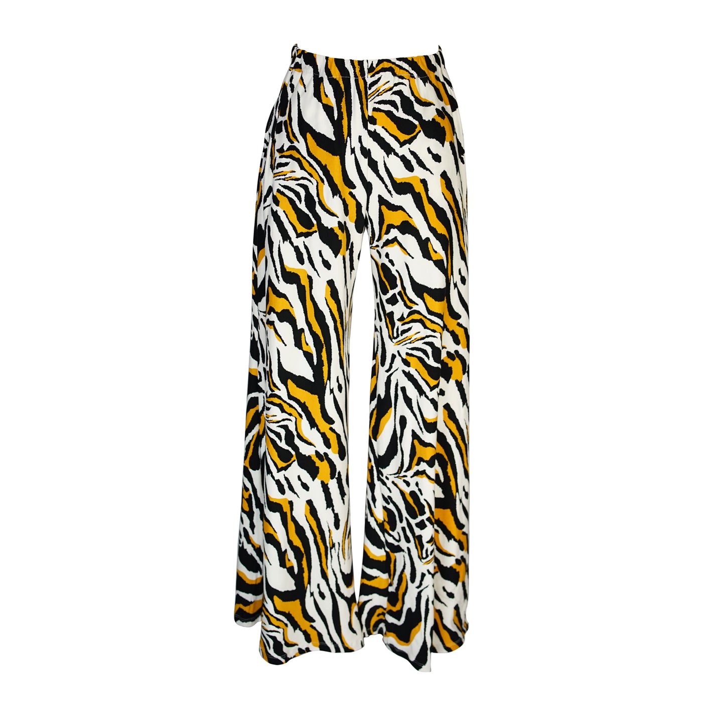 jennafer grace Saffron Zebra tunic palazzo pant matching set black white saffron mustard yellow abstract marble print marbling effect coord co-ord boho bohemian hippie romantic whimsical lounge loungewear resort nautical cabana beach unisex handmade in california usa