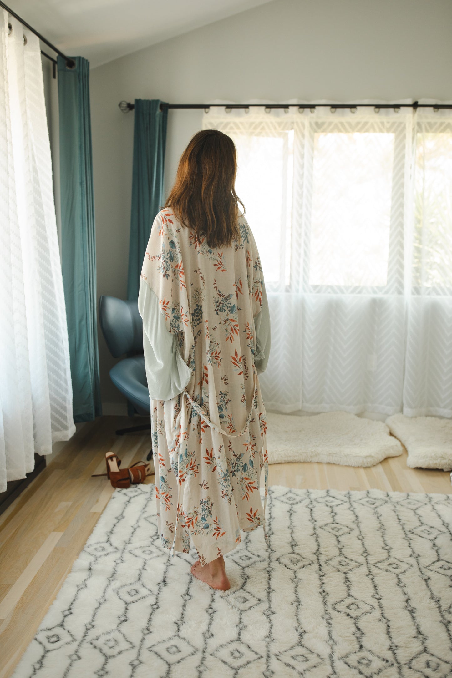 Sage Canary Kimono