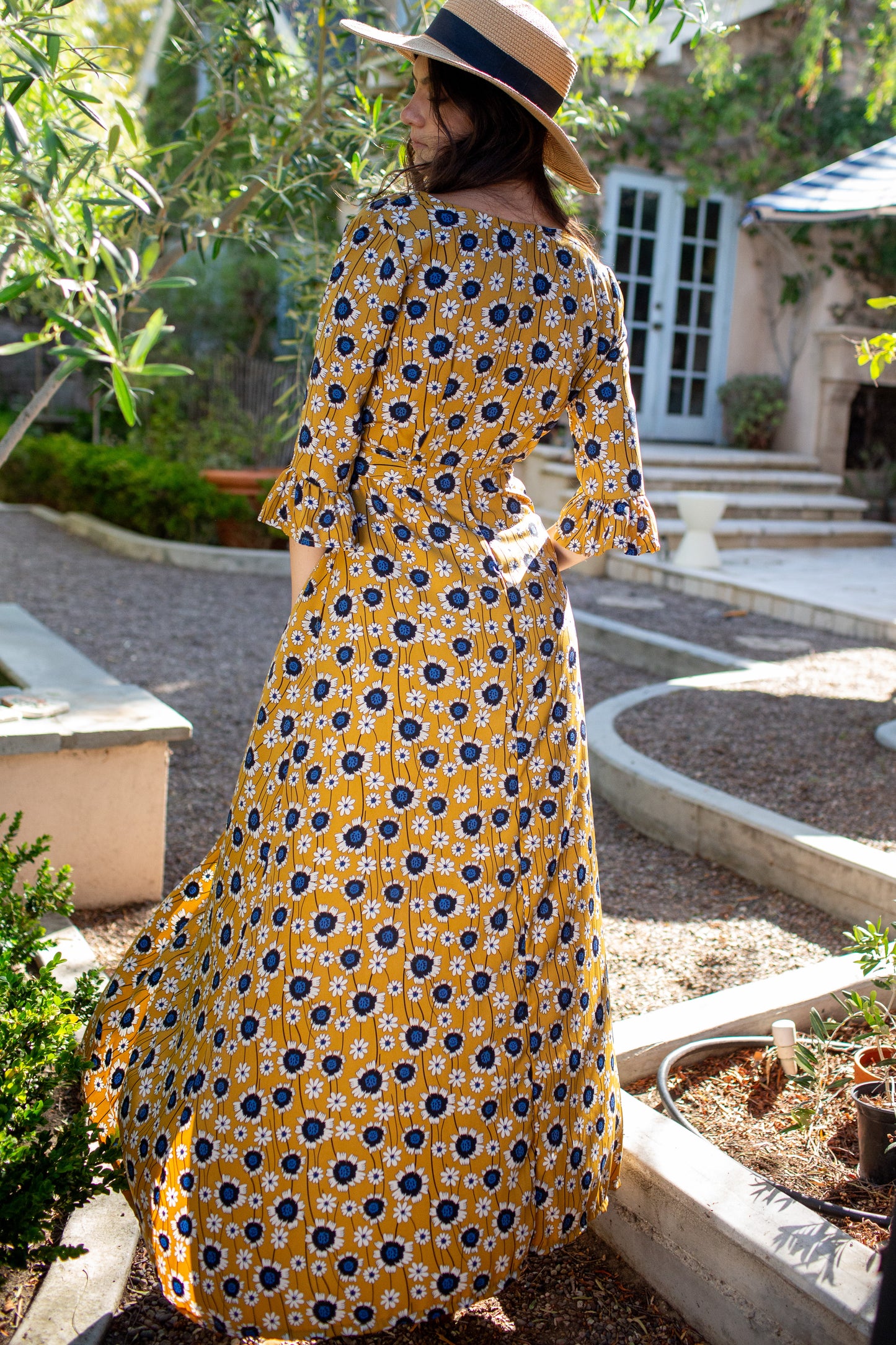 Sunflower Dressing Gown in Gold