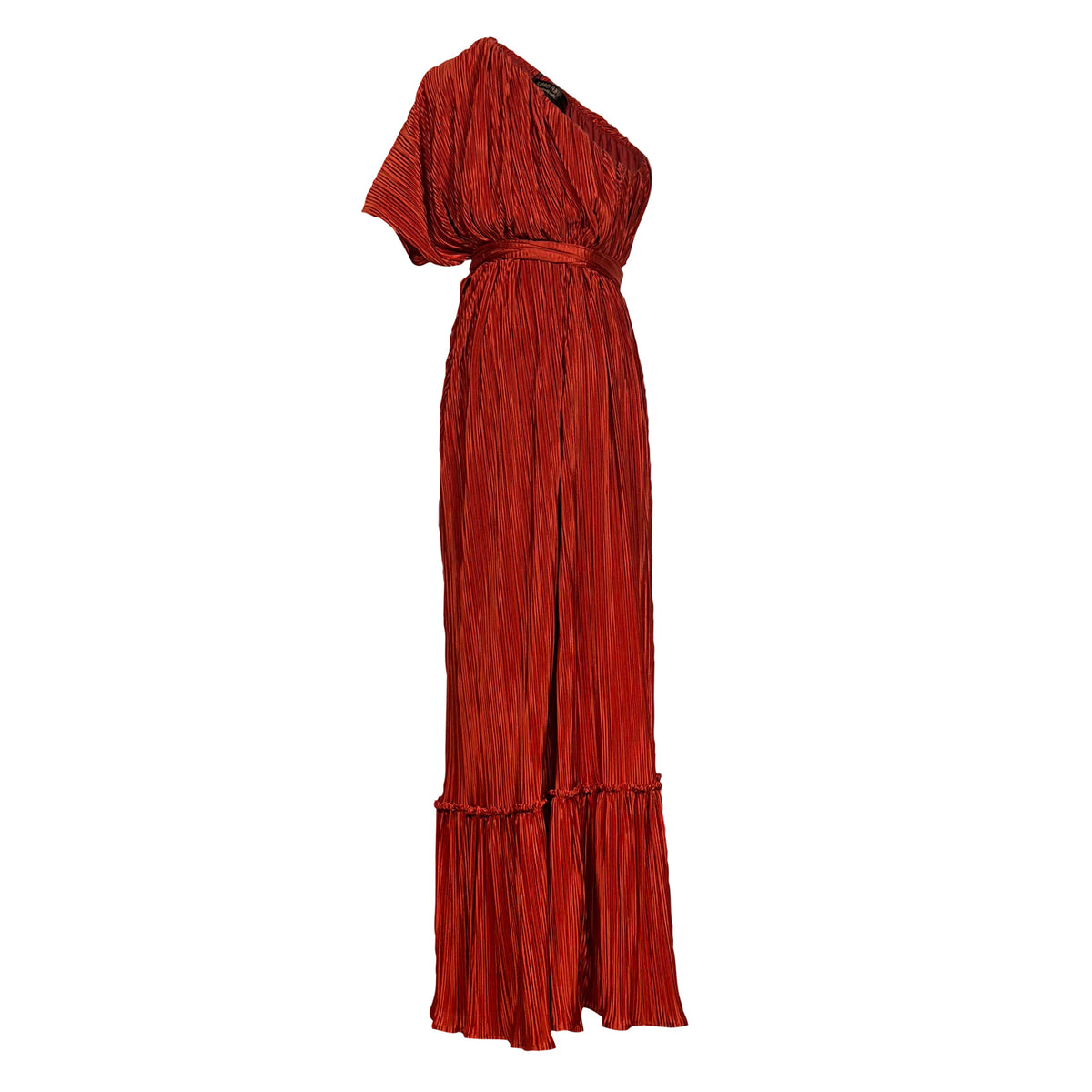 Tatjana One-Shoulder Maxi Dress in Solar Flare