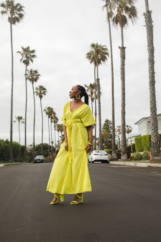 Ultravox Tie Maxi Dress