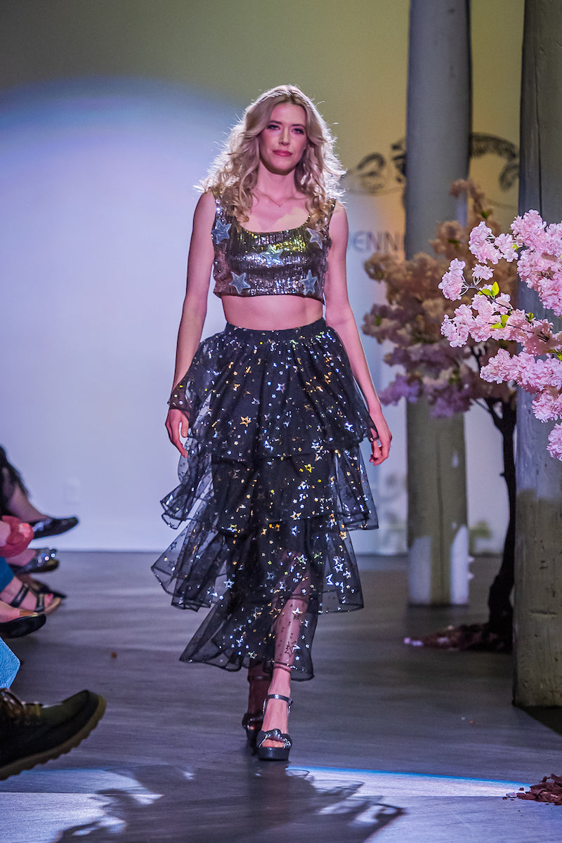 Eclipse Sequin Crop Top