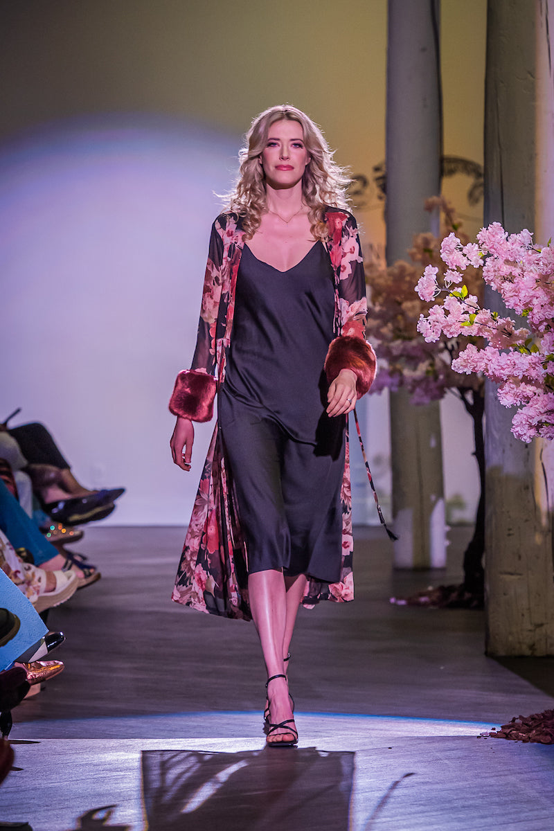 Sunset Blvd. Faux Fur Duster