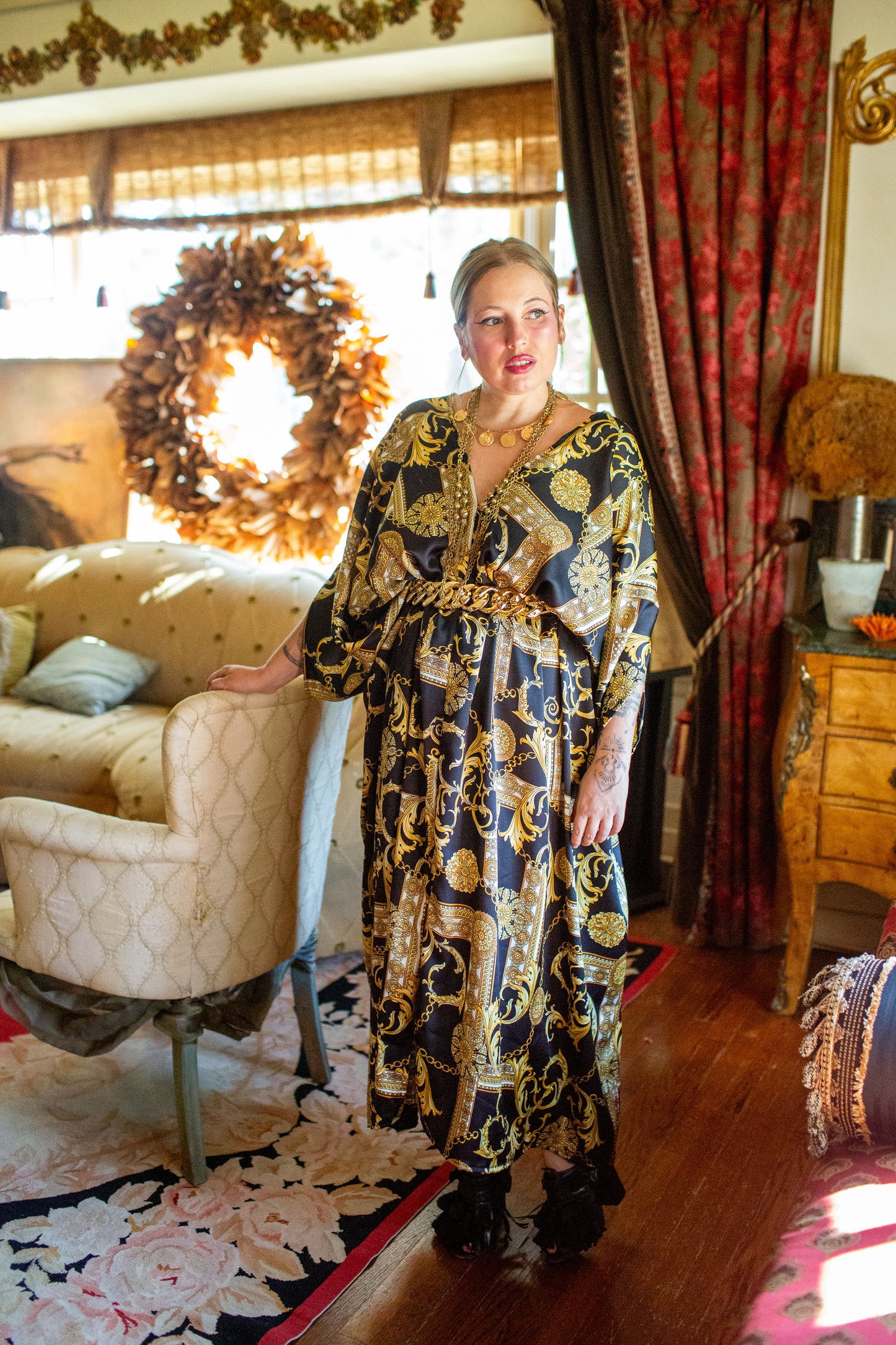 Voglia Nera Caftan Kaftan Dress