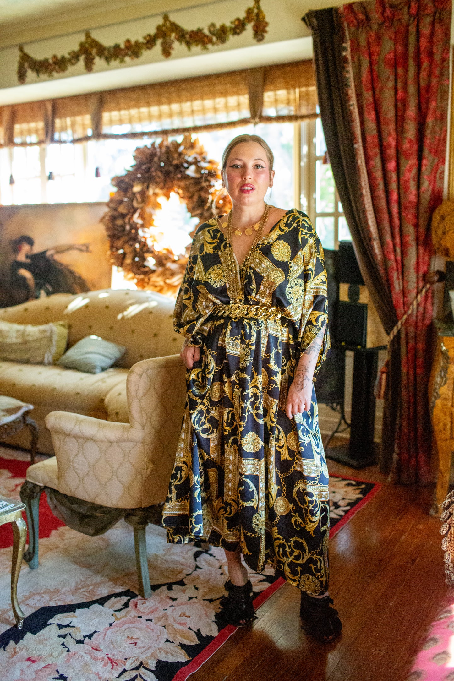 Voglia Nera Caftan Kaftan Dress