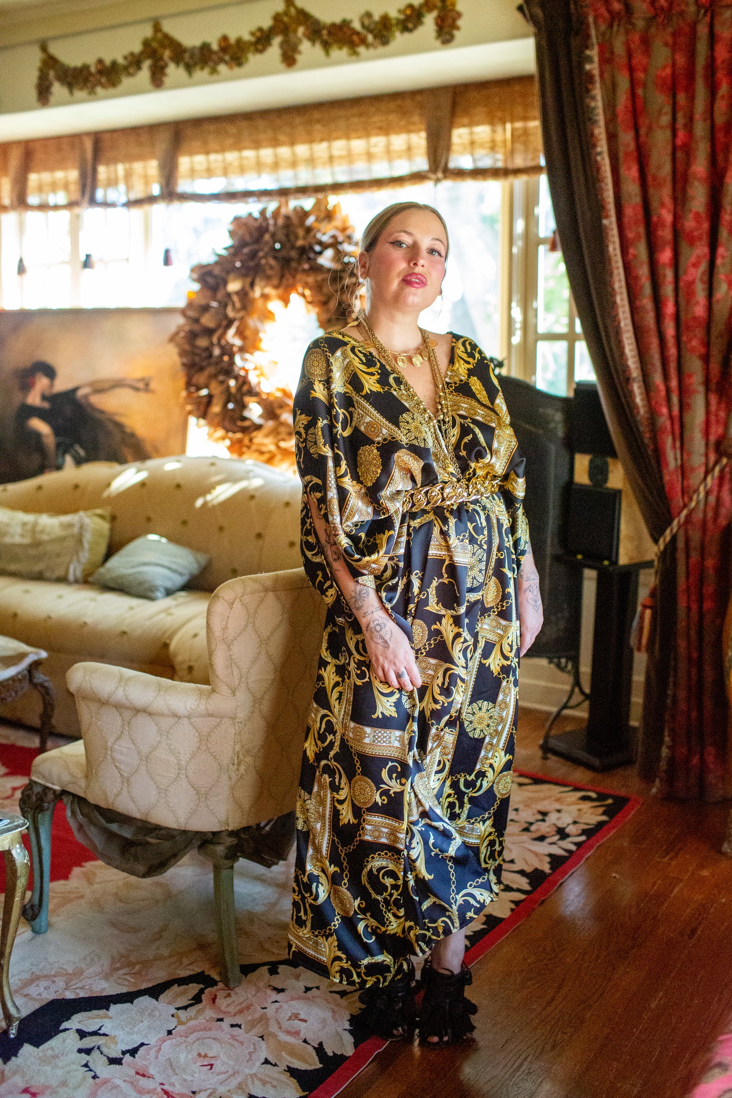 Voglia Nera Caftan Kaftan Dress