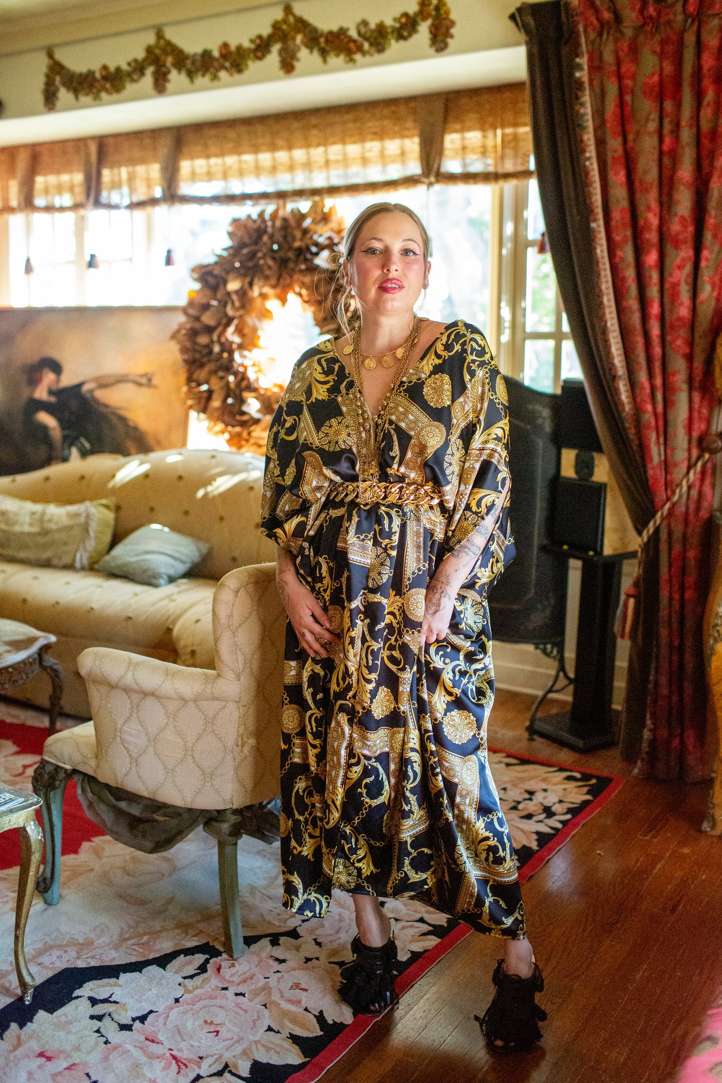 Voglia Nera Caftan Kaftan Dress