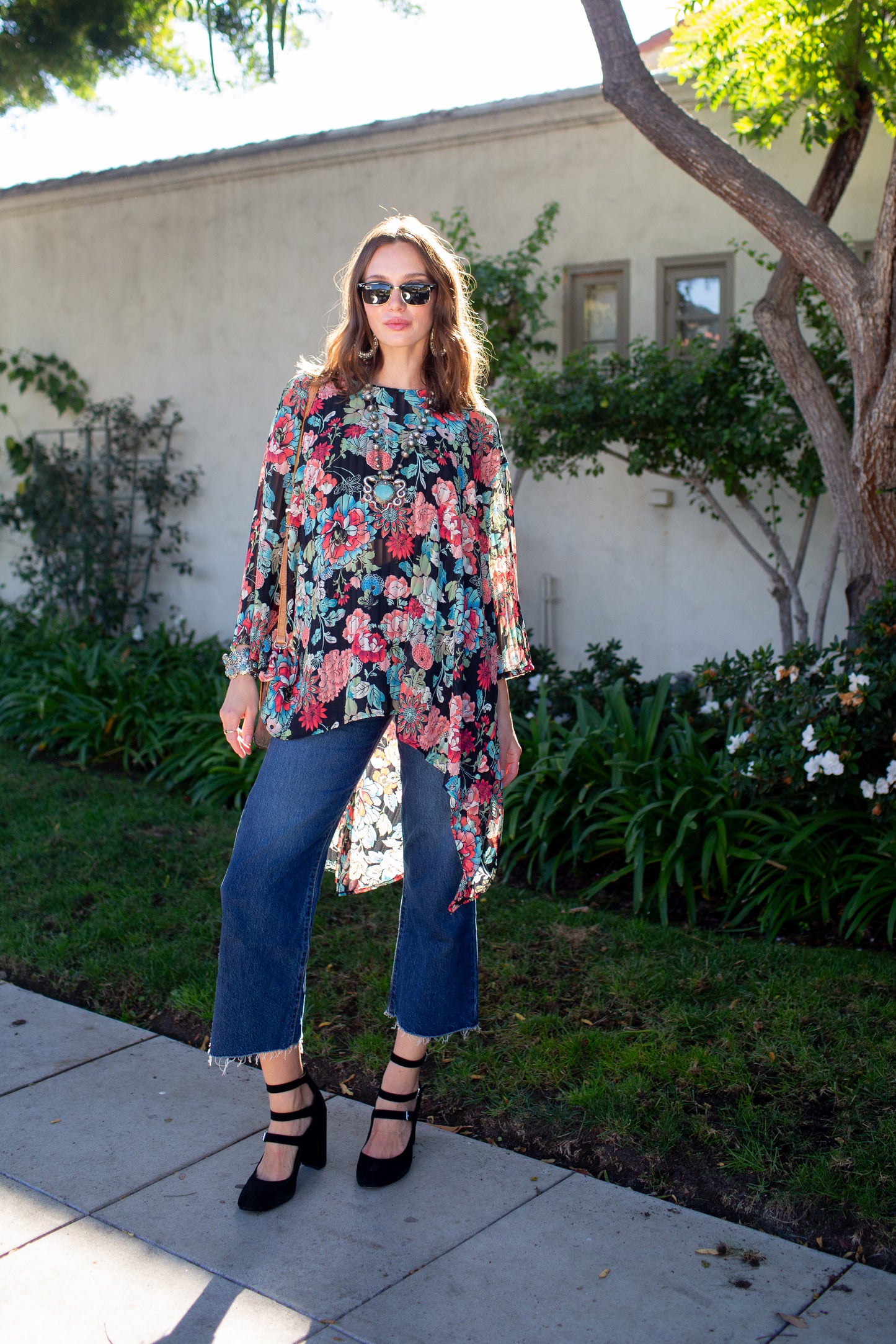A flowy boho top