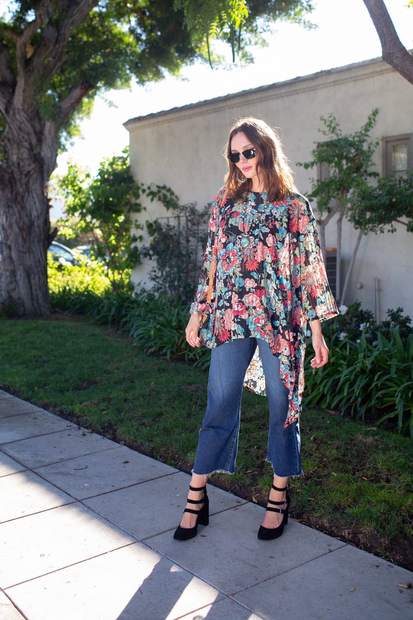 A flowy boho top