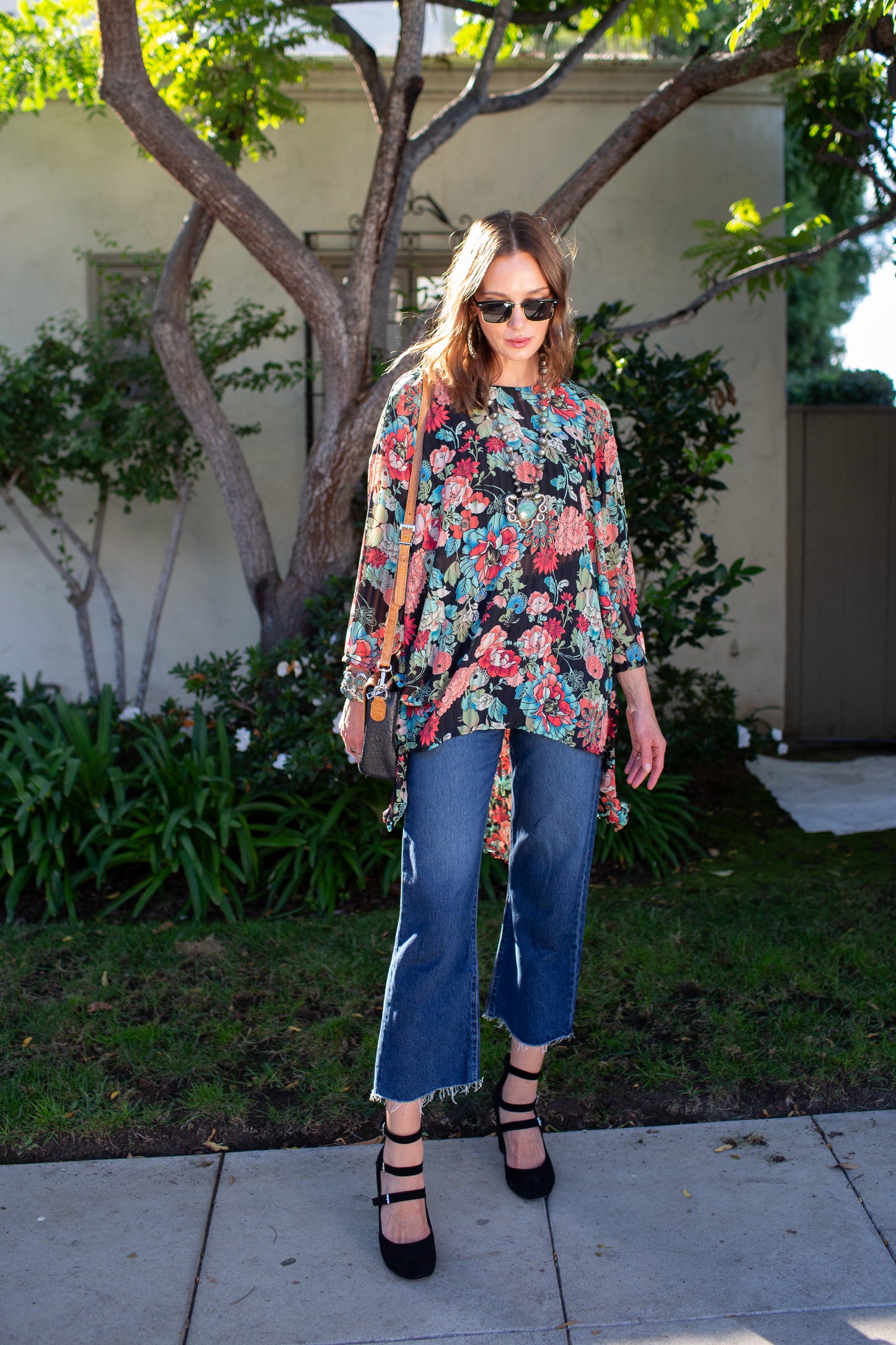 A flowy boho top