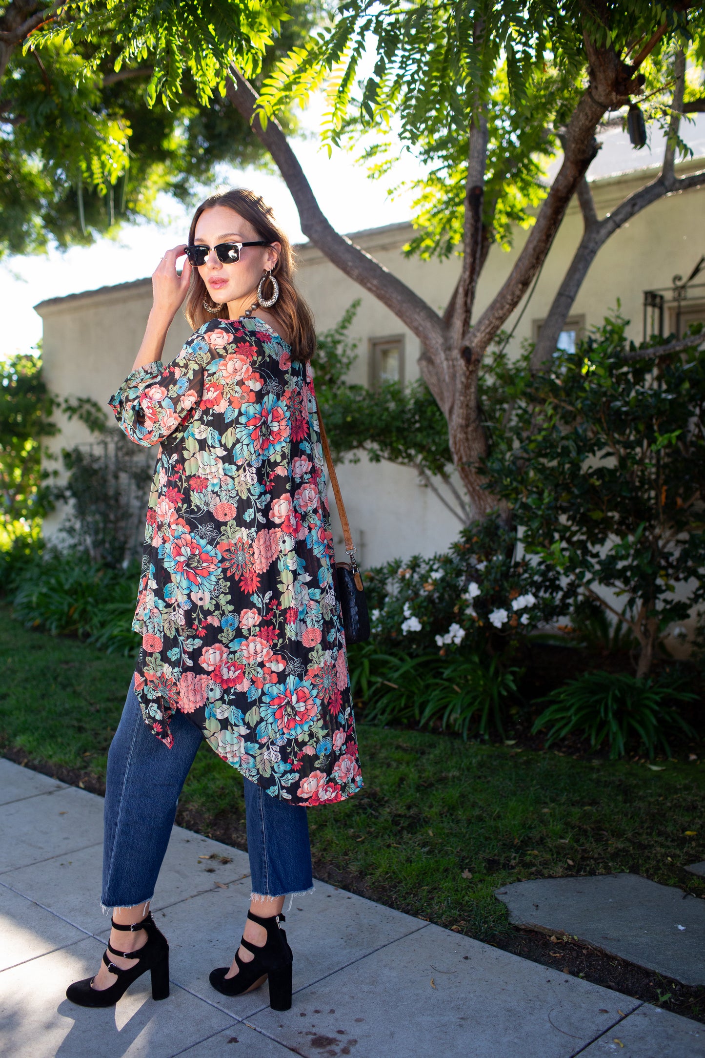 A flowy boho top
