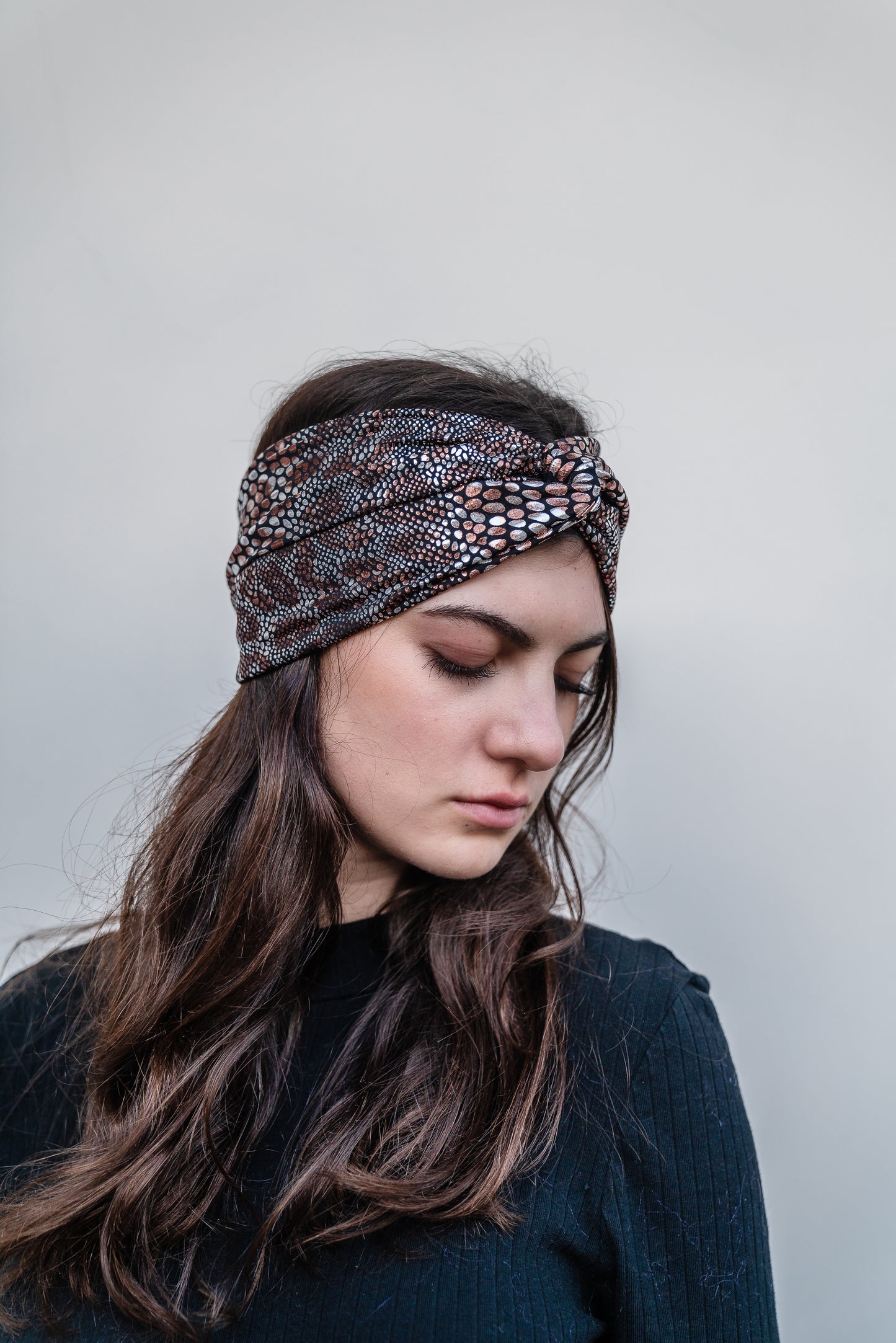 Leopard Shine Twist Headband