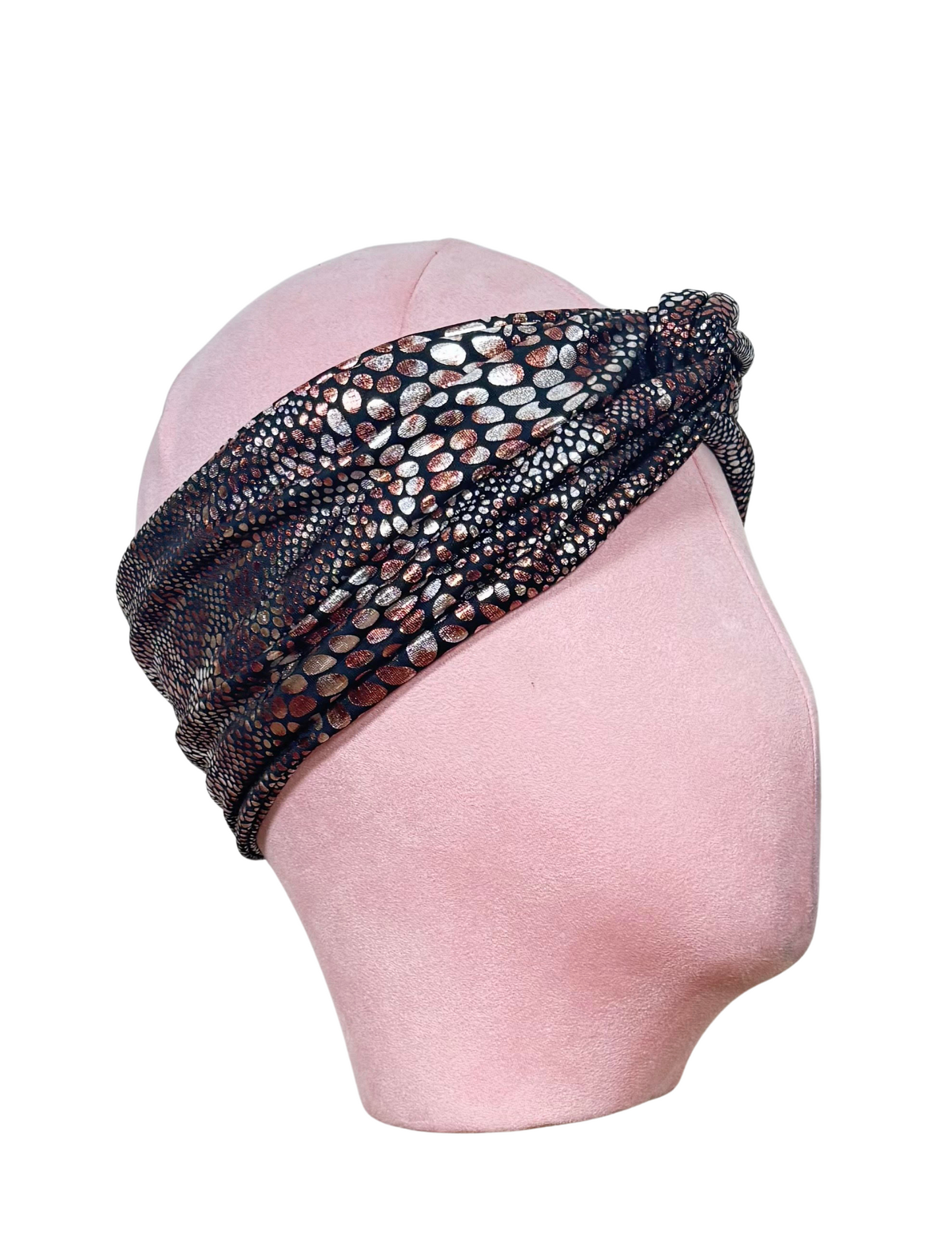 Leopard Shine Twist Headband