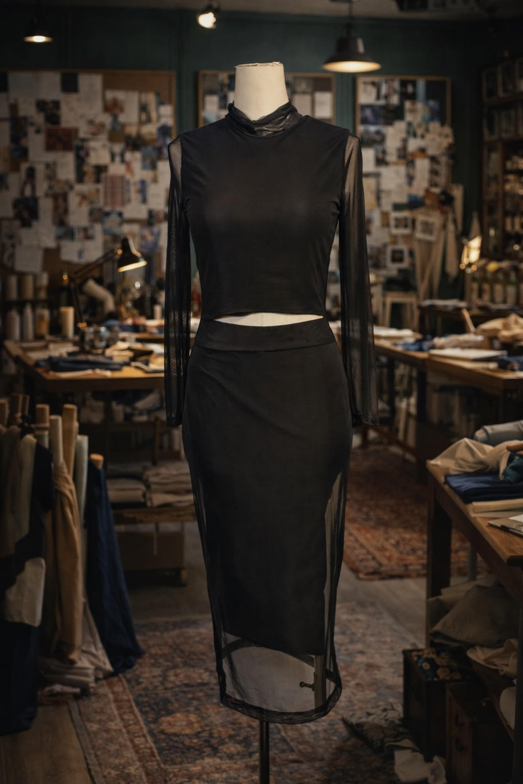 Lucy Pencil Skirt in Eclipse PRE-ORDER