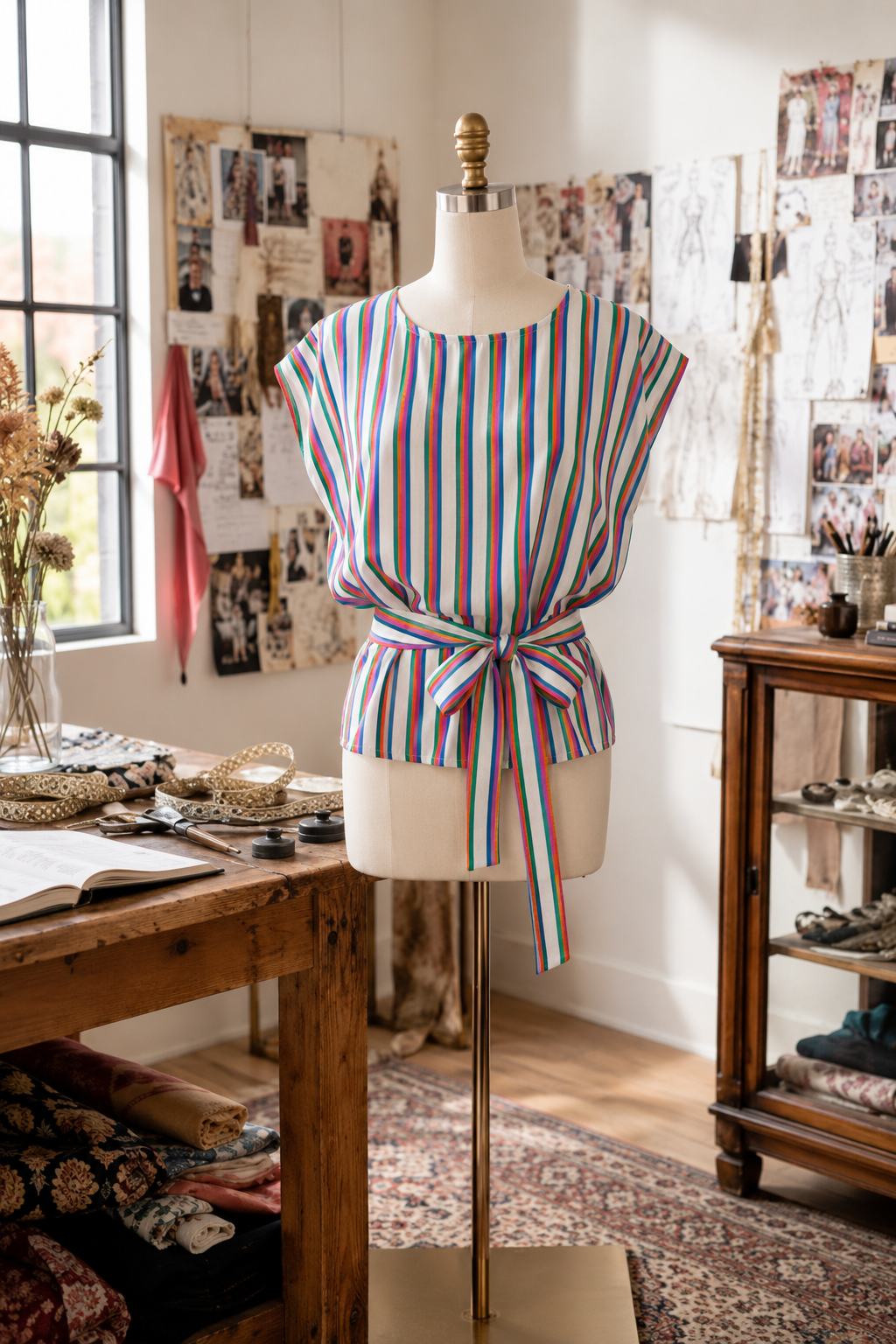 June Top in Cafe De Biarritz PRE-ORDER