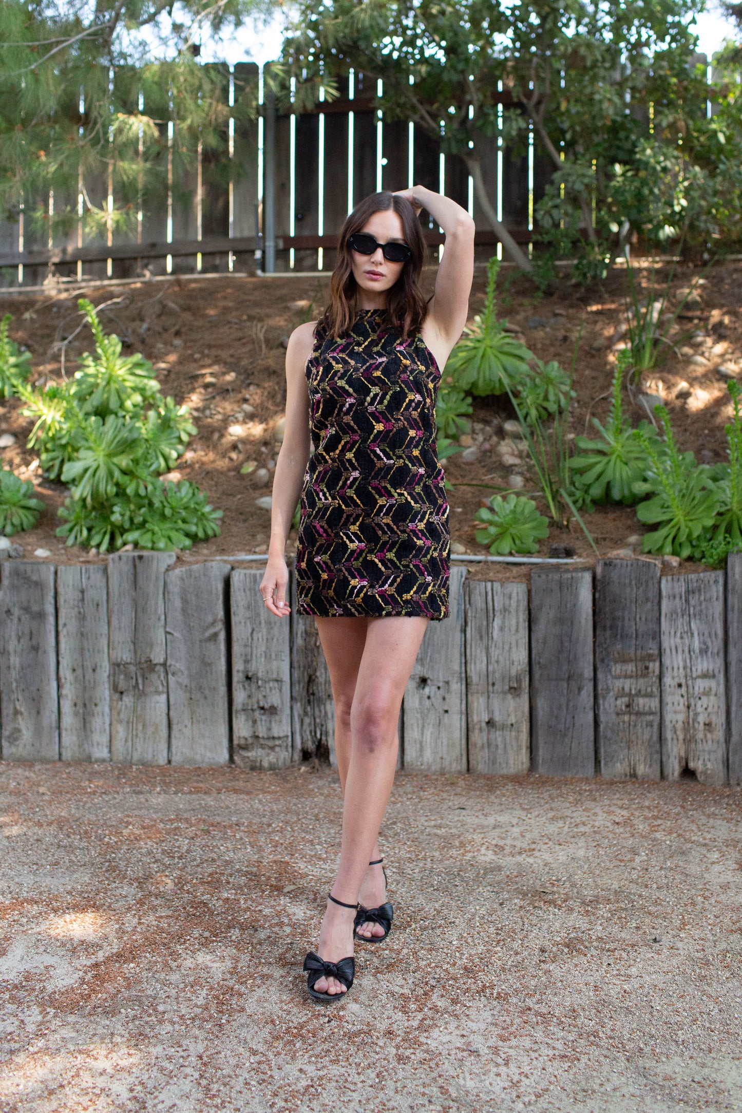 Penelope Mini Dress in Berry Boucle (PRE-ORDER)