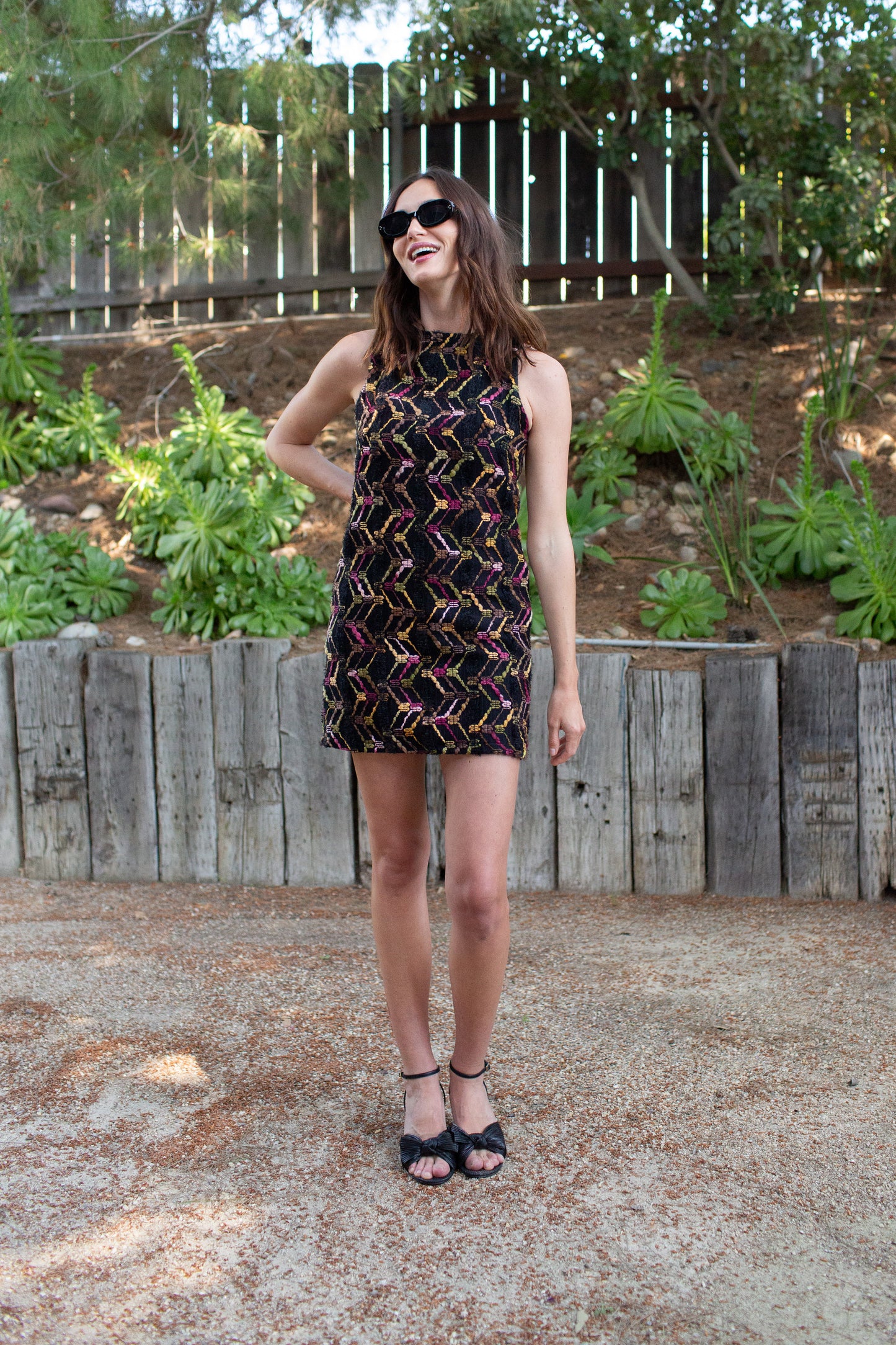 Penelope Mini Dress in Berry Boucle (PRE-ORDER)