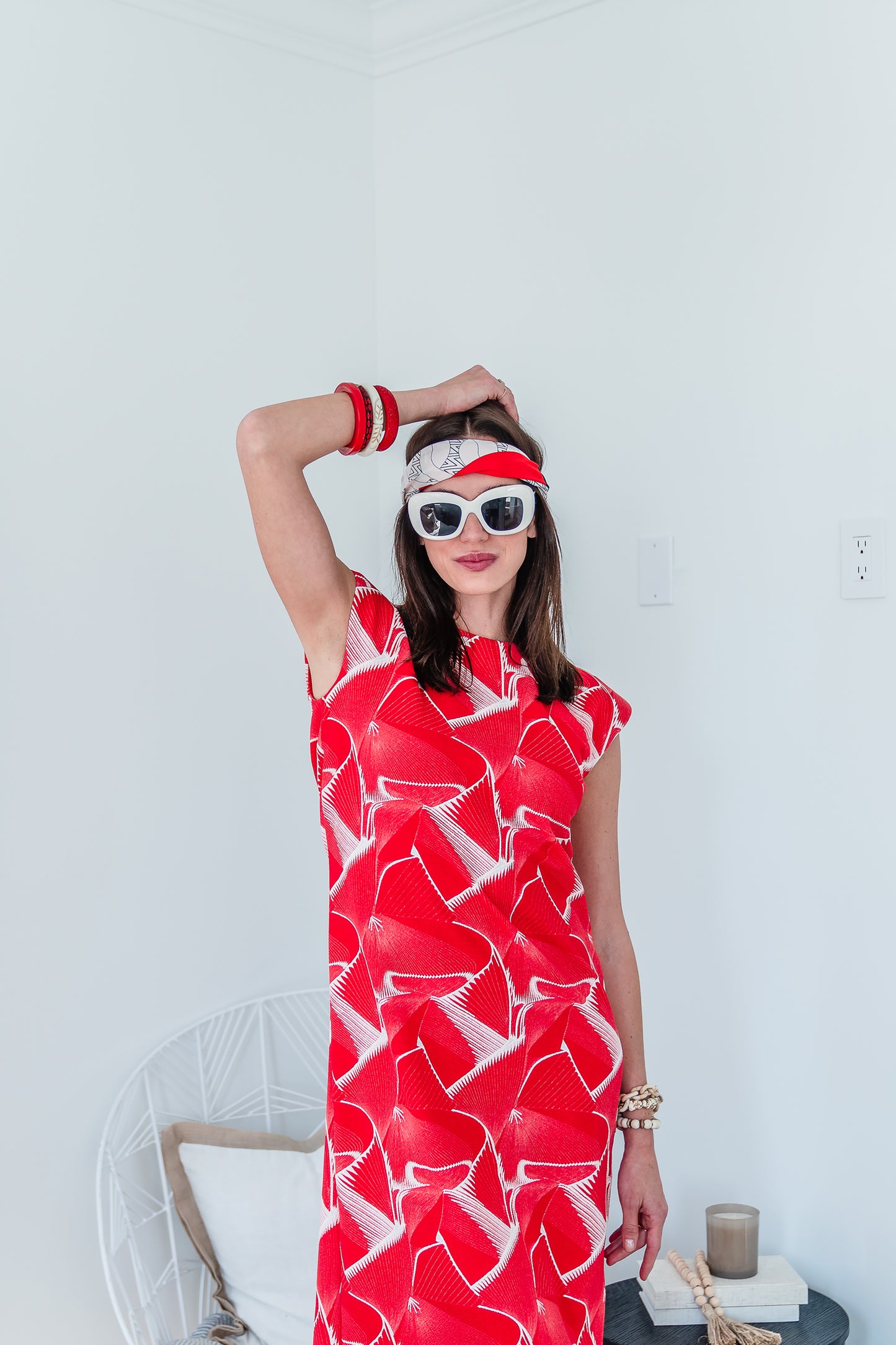 Sabrina Shift in Rosso - Preorder