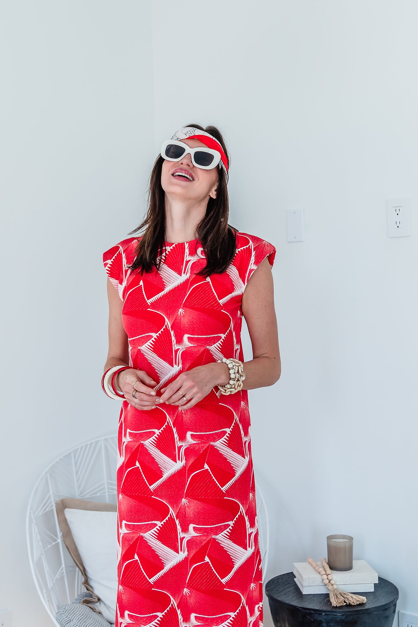 Sabrina Shift in Rosso - Preorder