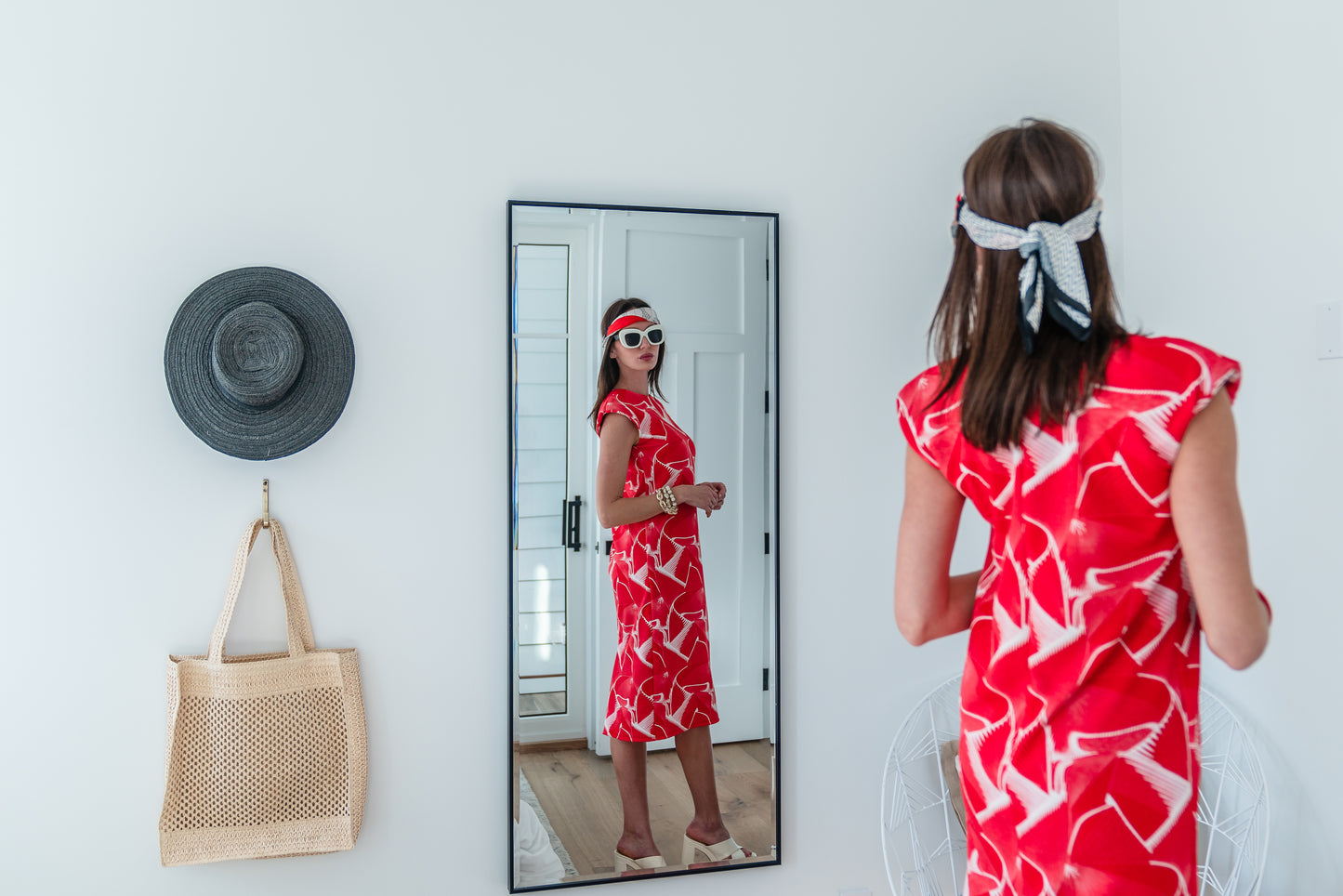 Sabrina Shift in Rosso - Preorder