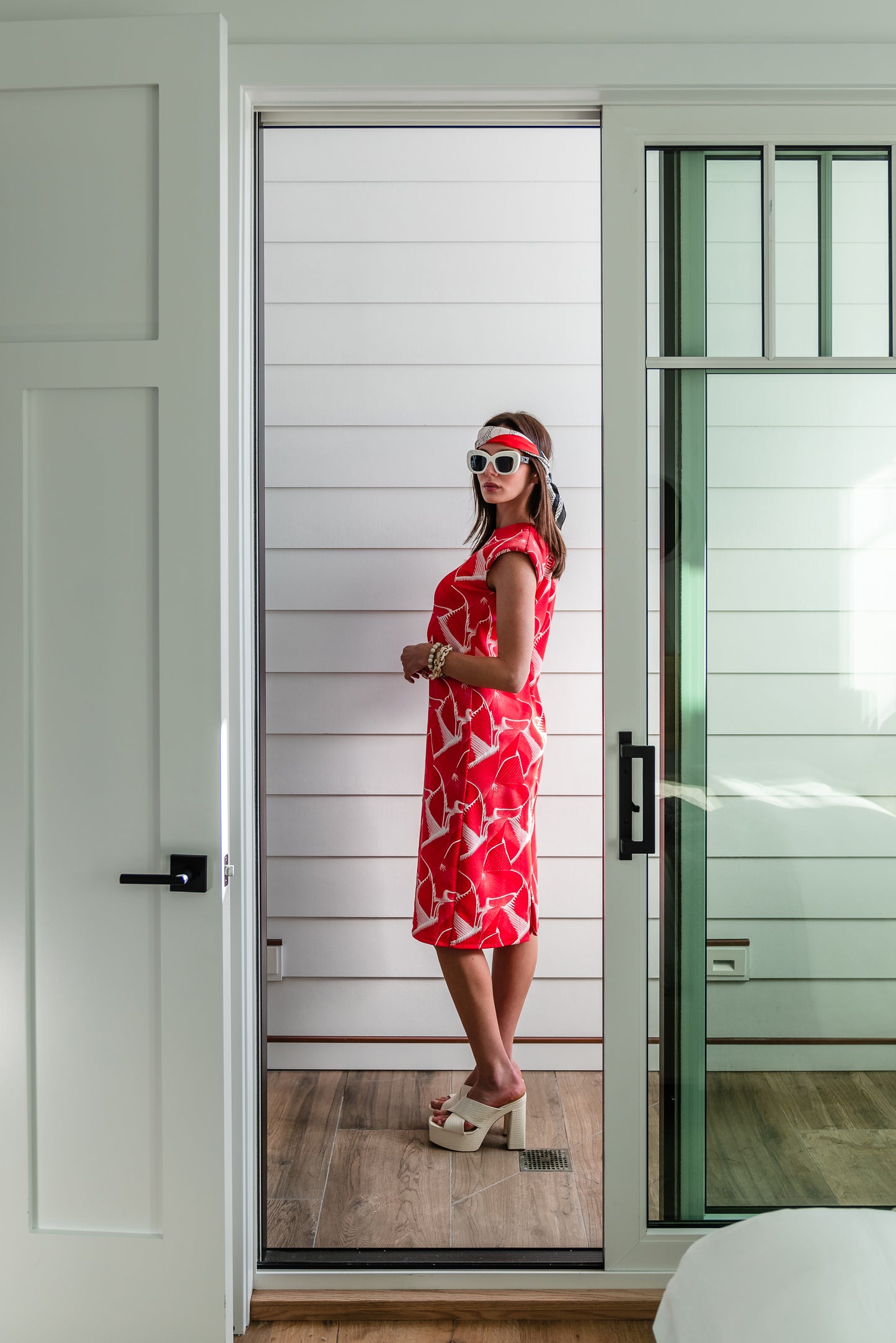 Sabrina Shift in Rosso - Preorder