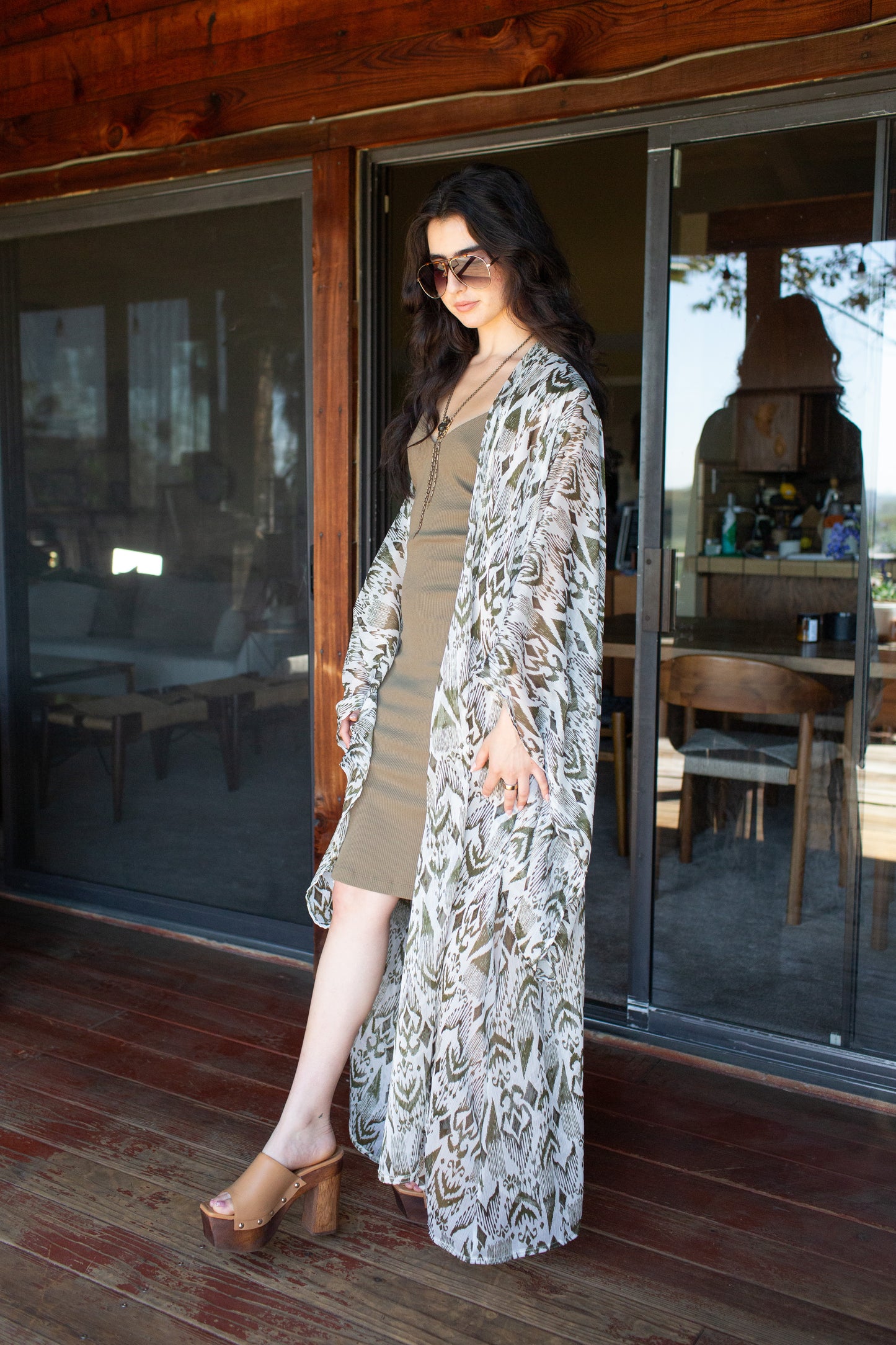 Shiri Print Kimono