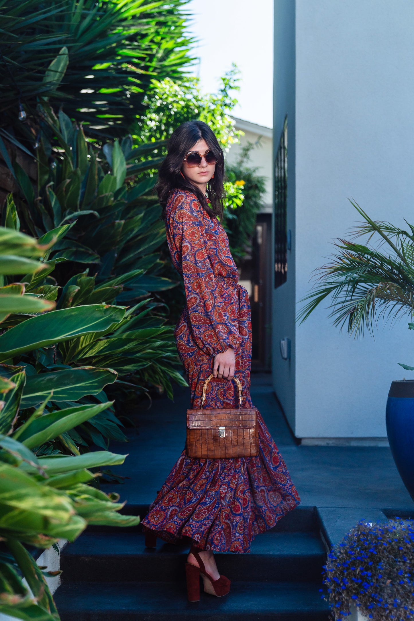 Sienna Paisley Roper Dress