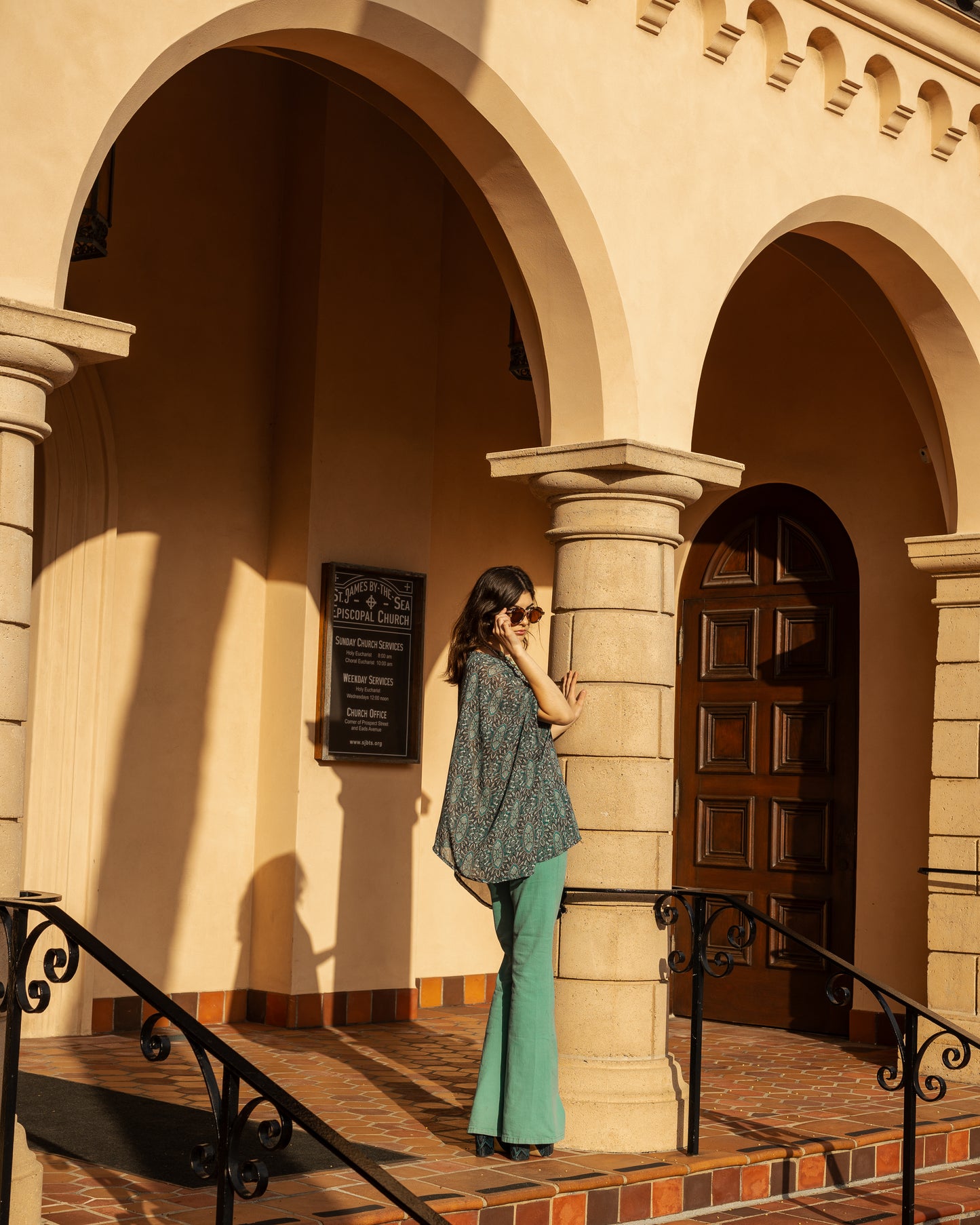 Squash Blossom Scarf Top