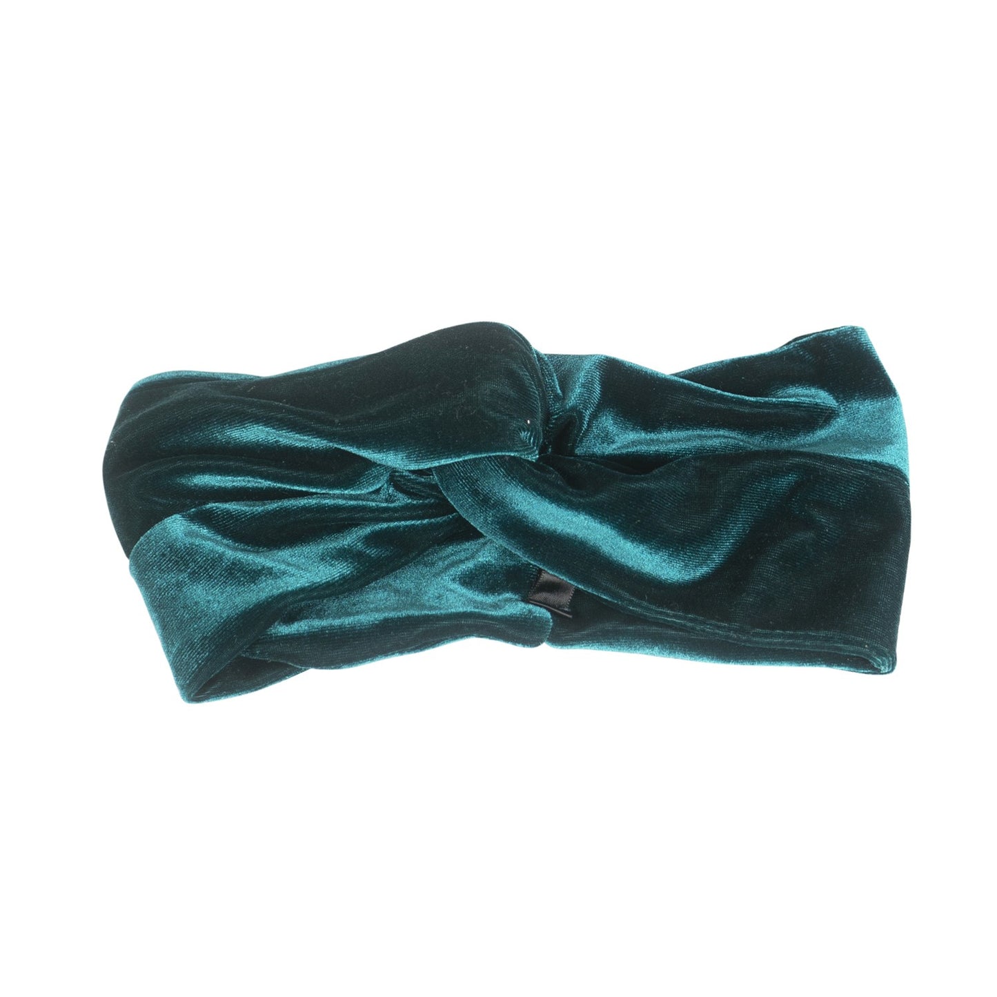 Deep Teal Velvet Twist Headband