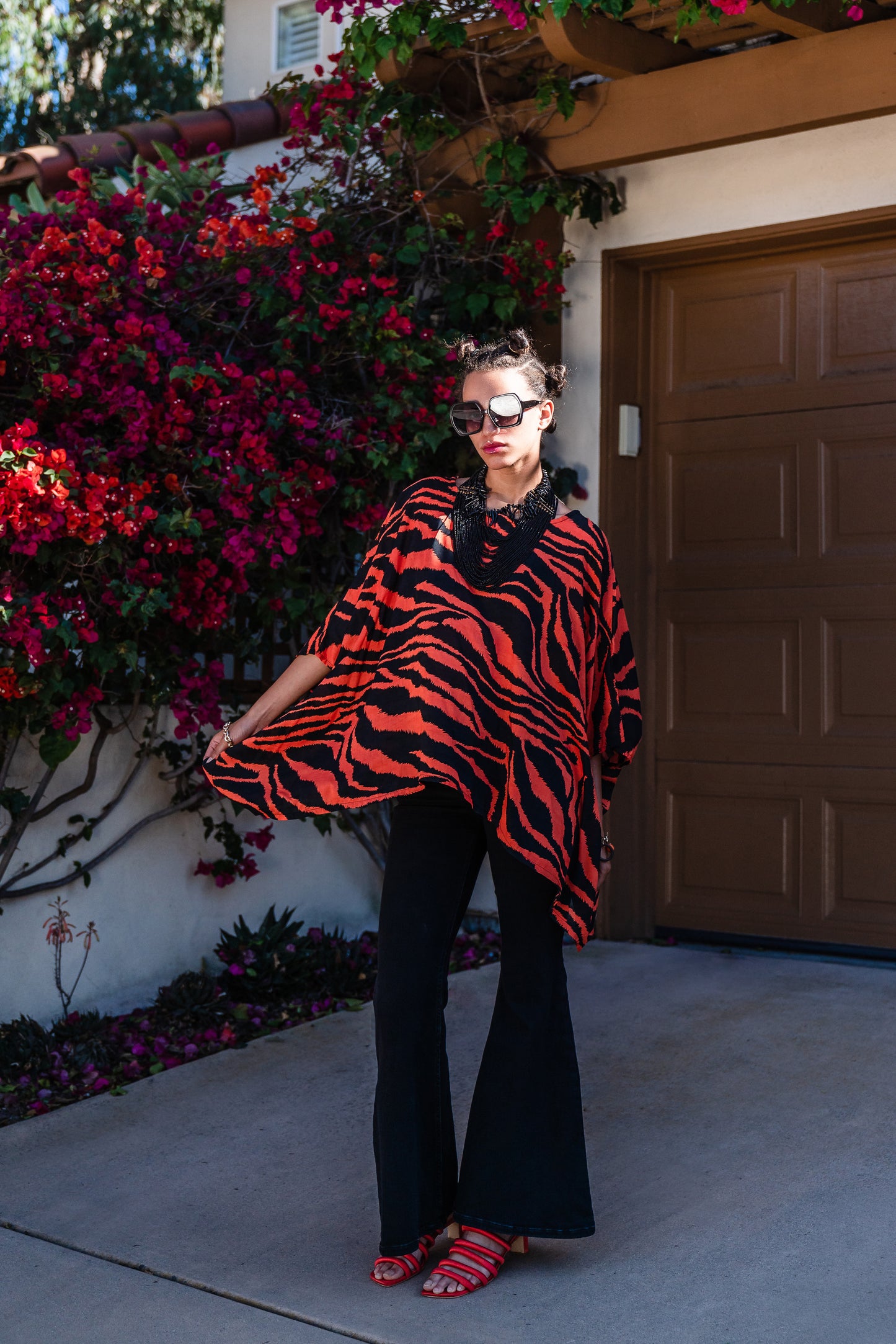 Tigress Scarf Top