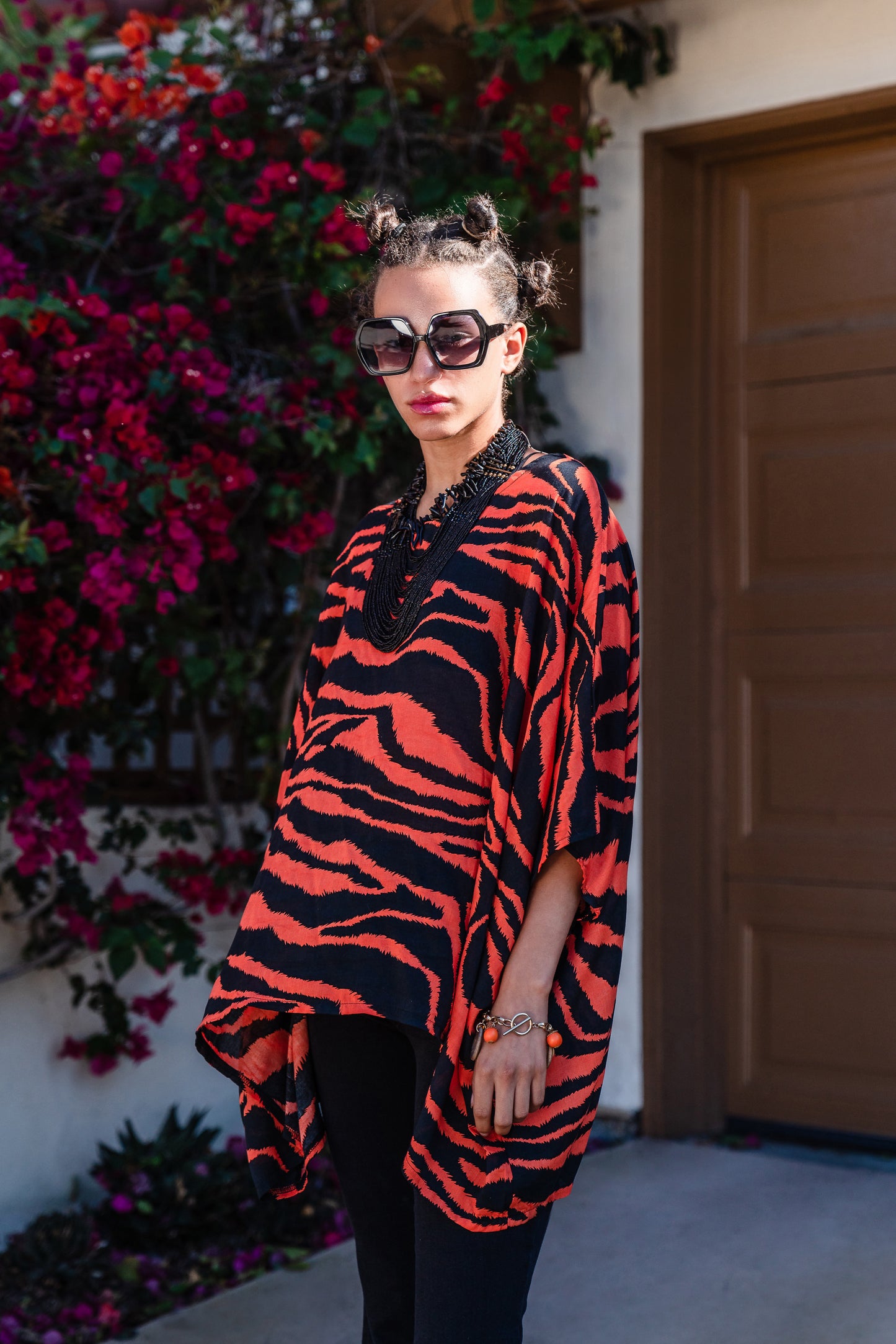 Tigress Scarf Top