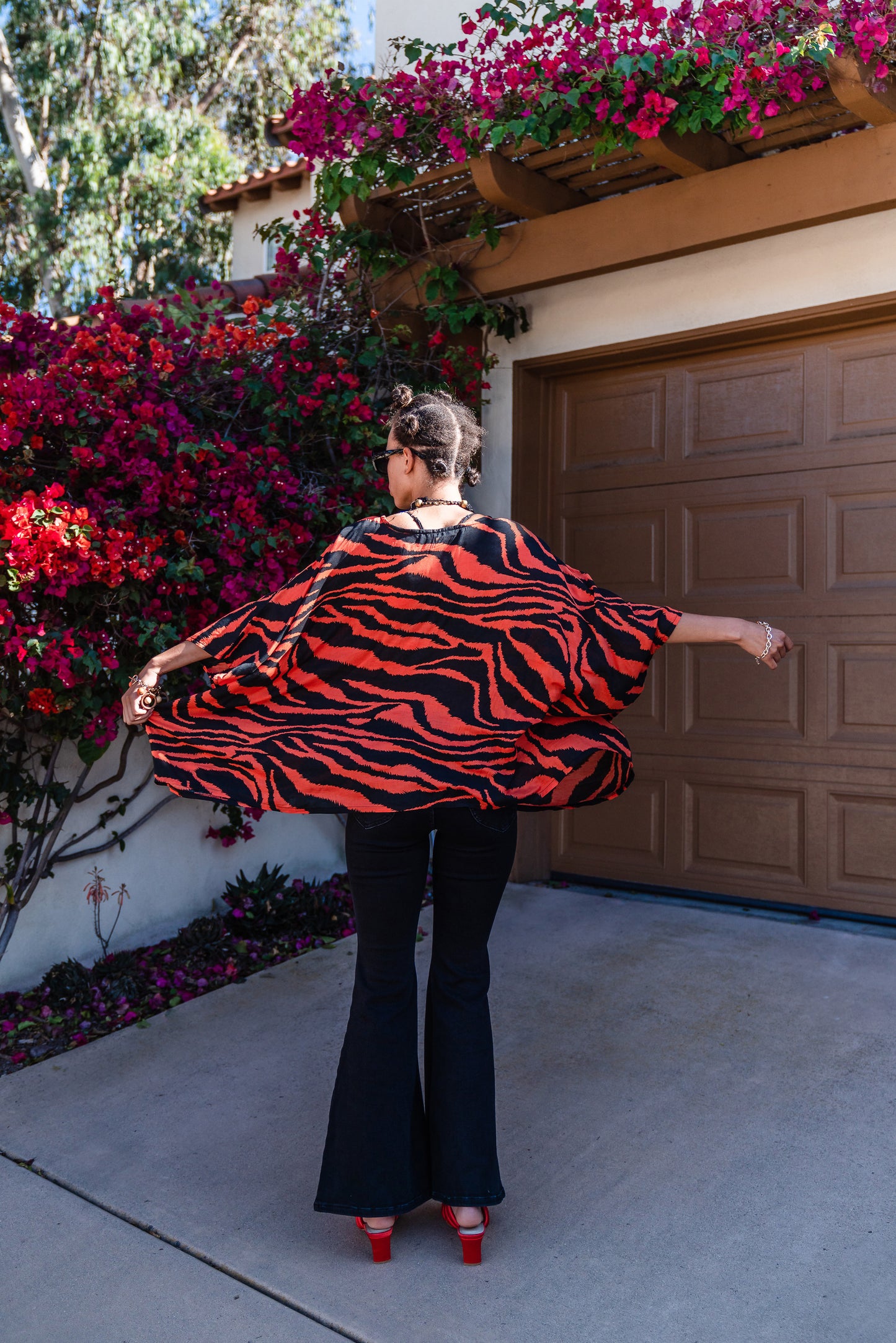 Tigress Scarf Top