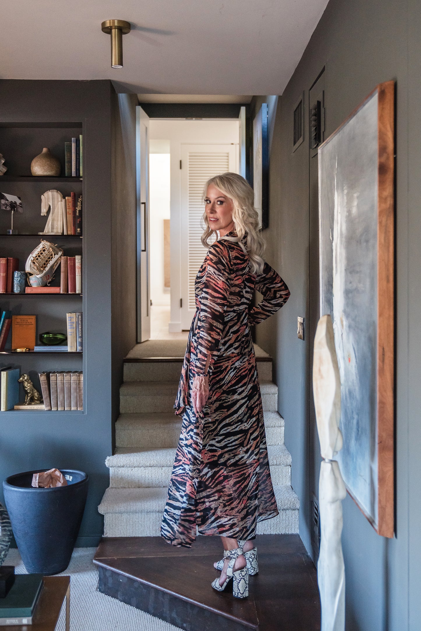 Triana Tiger Minaret Dress