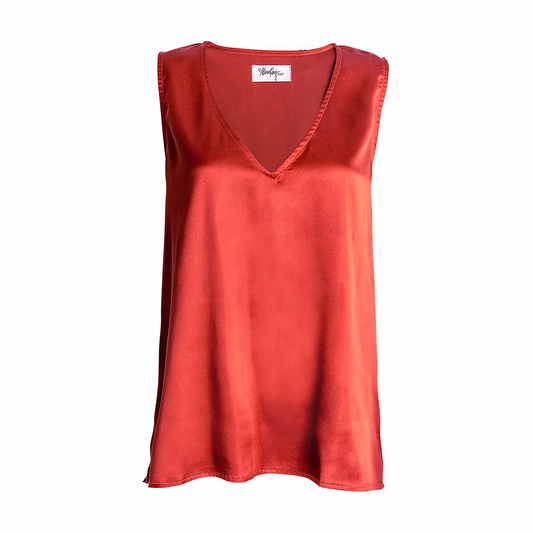 Alana Kay Katie Sleeveless V-Neck Blouse