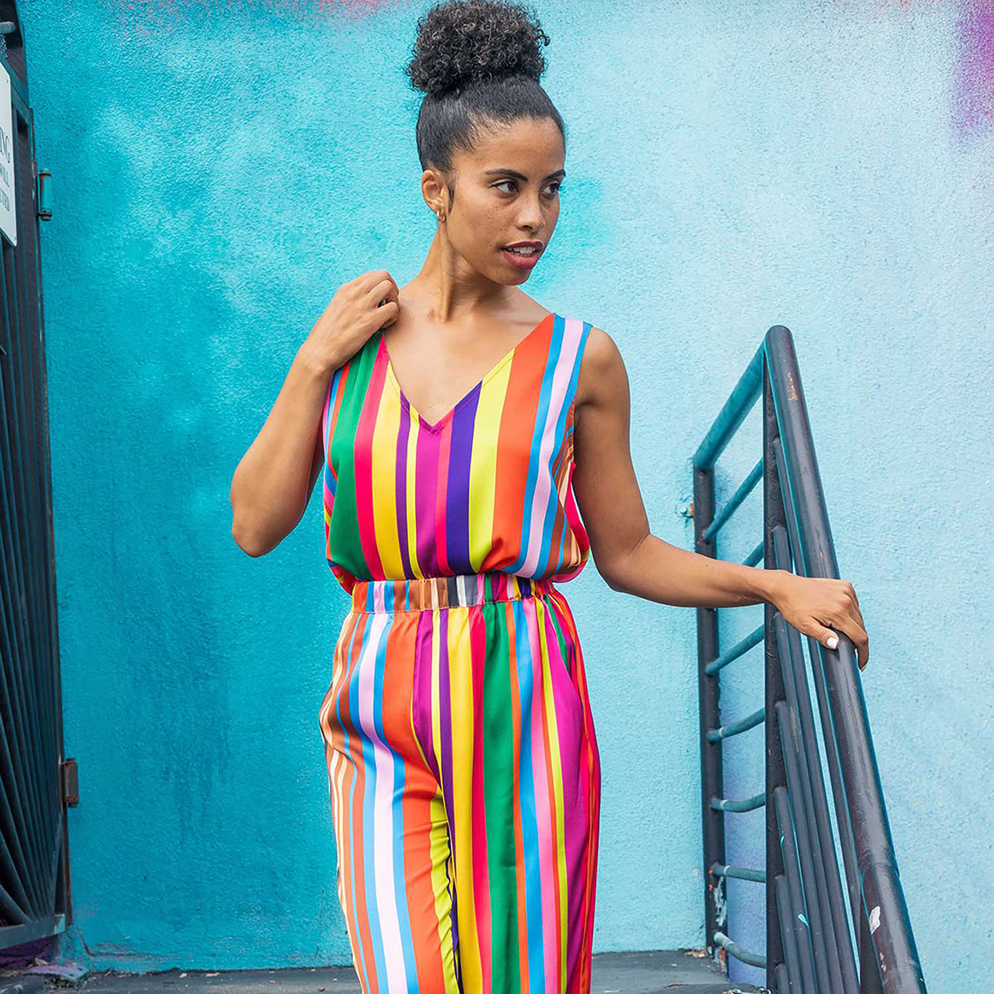 Alana Kay Katie Sleeveless V-Neck Blouse