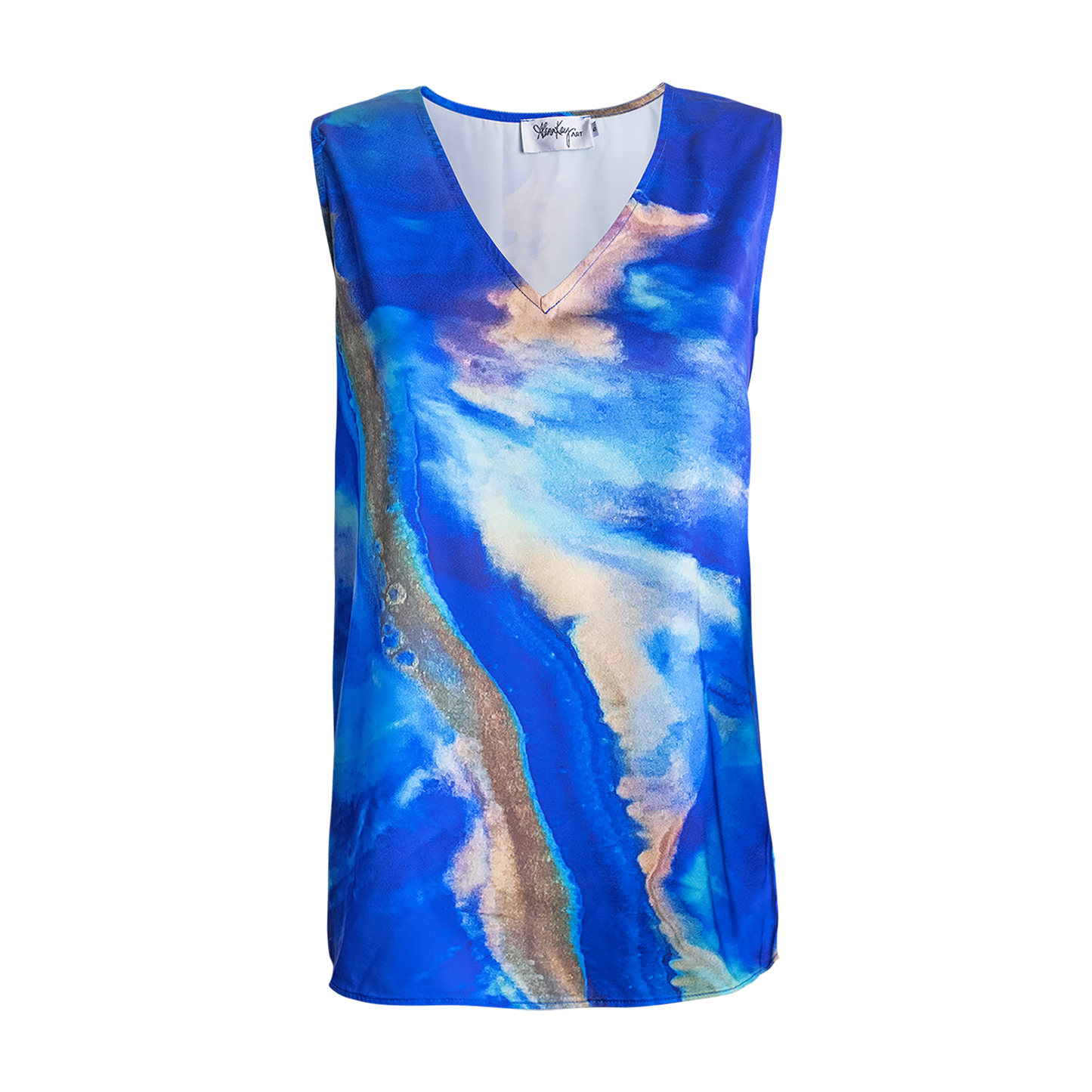 Alana Kay Katie Sleeveless V-Neck Blouse