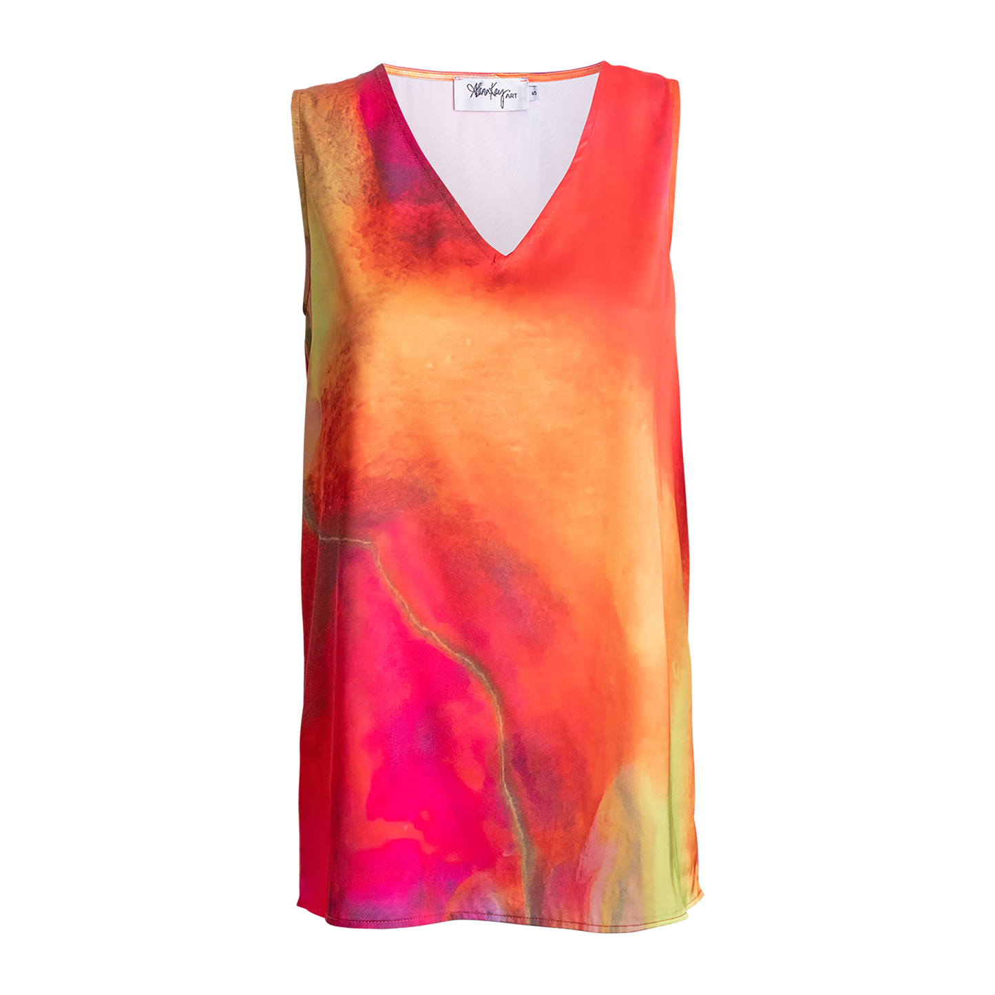 Alana Kay Katie Sleeveless V-Neck Blouse