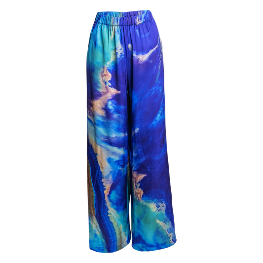 Alana Kay Melissa Elastic Waist Wide Leg Pant