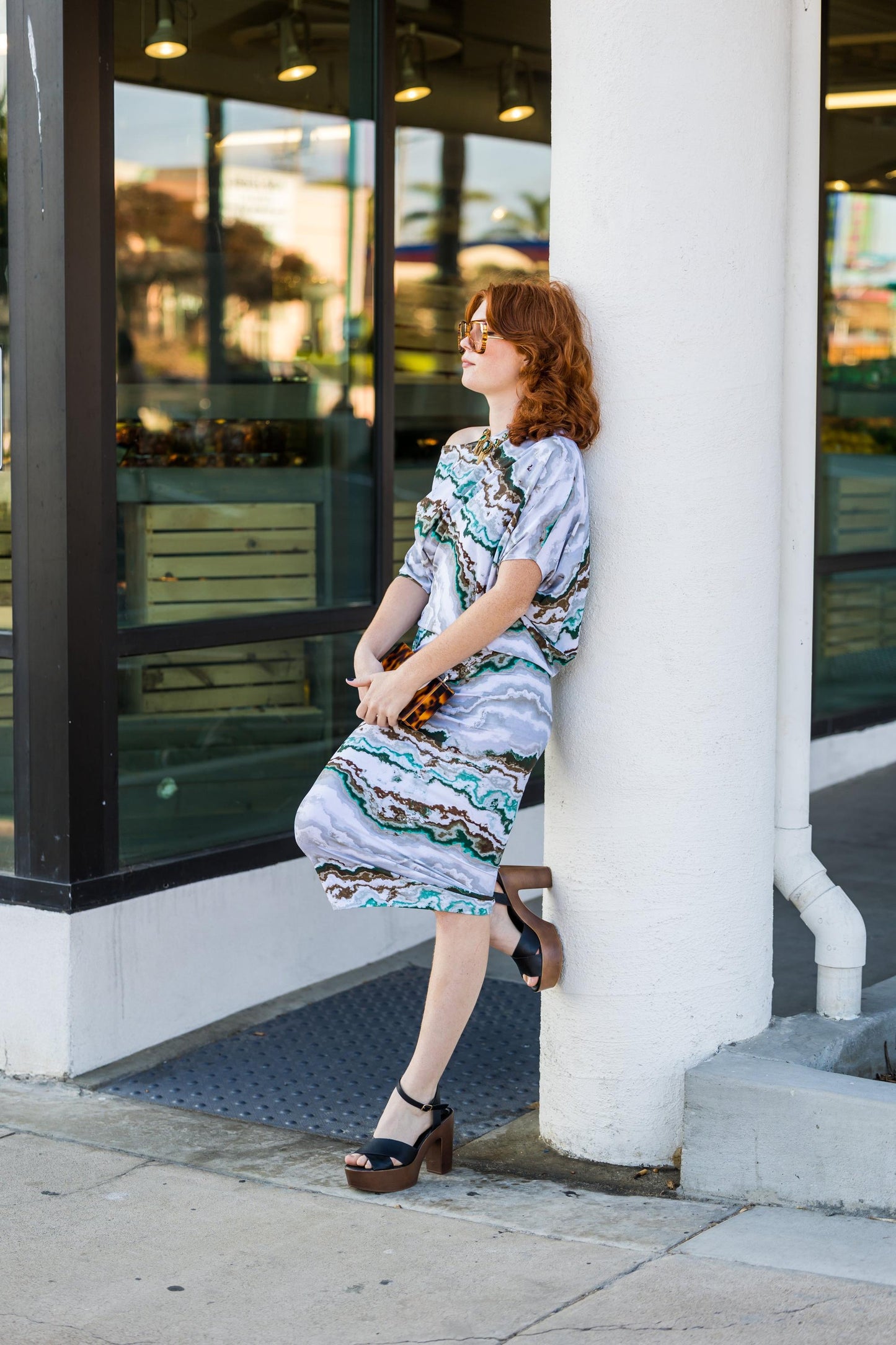 Agate, marble, stone, gorgeous, bodycon, gorgeous, angle dress, boho, chic, handmade, madeinusa, jennafergrace