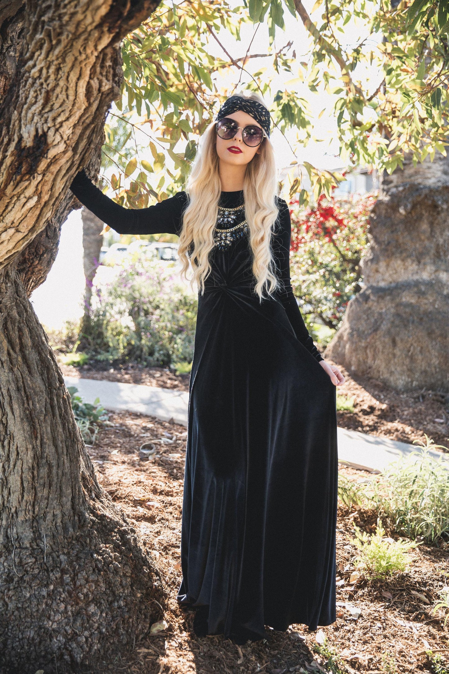 black velvet knot dress jennafergrace handmade