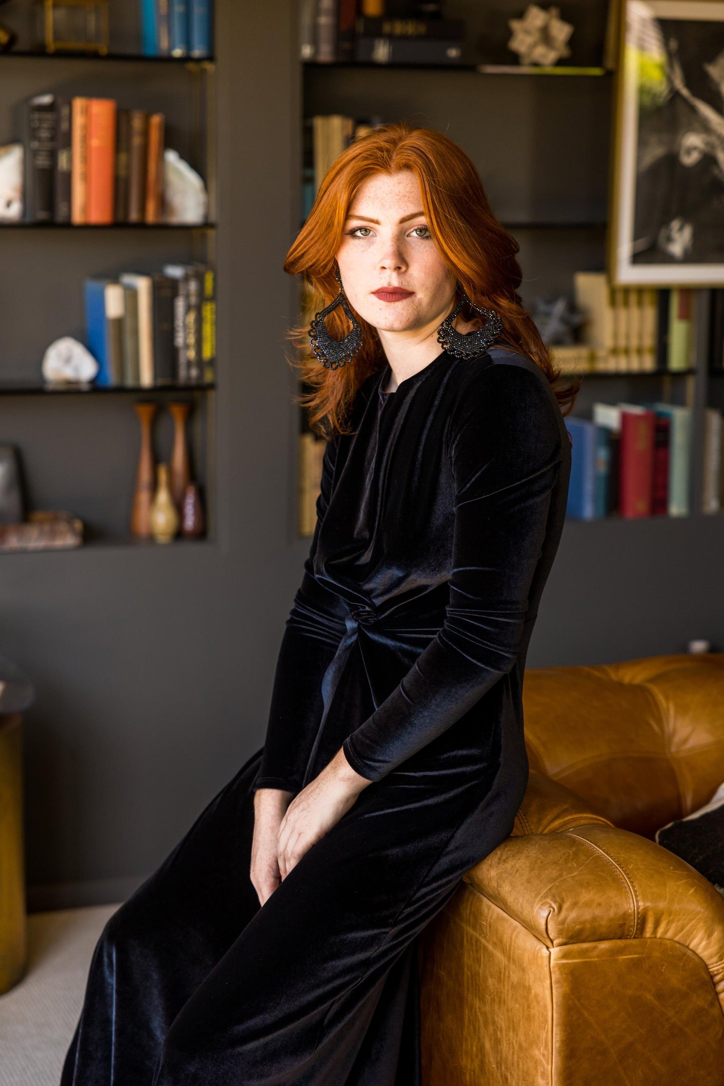 black velvet knot dress jennafergrace handmade