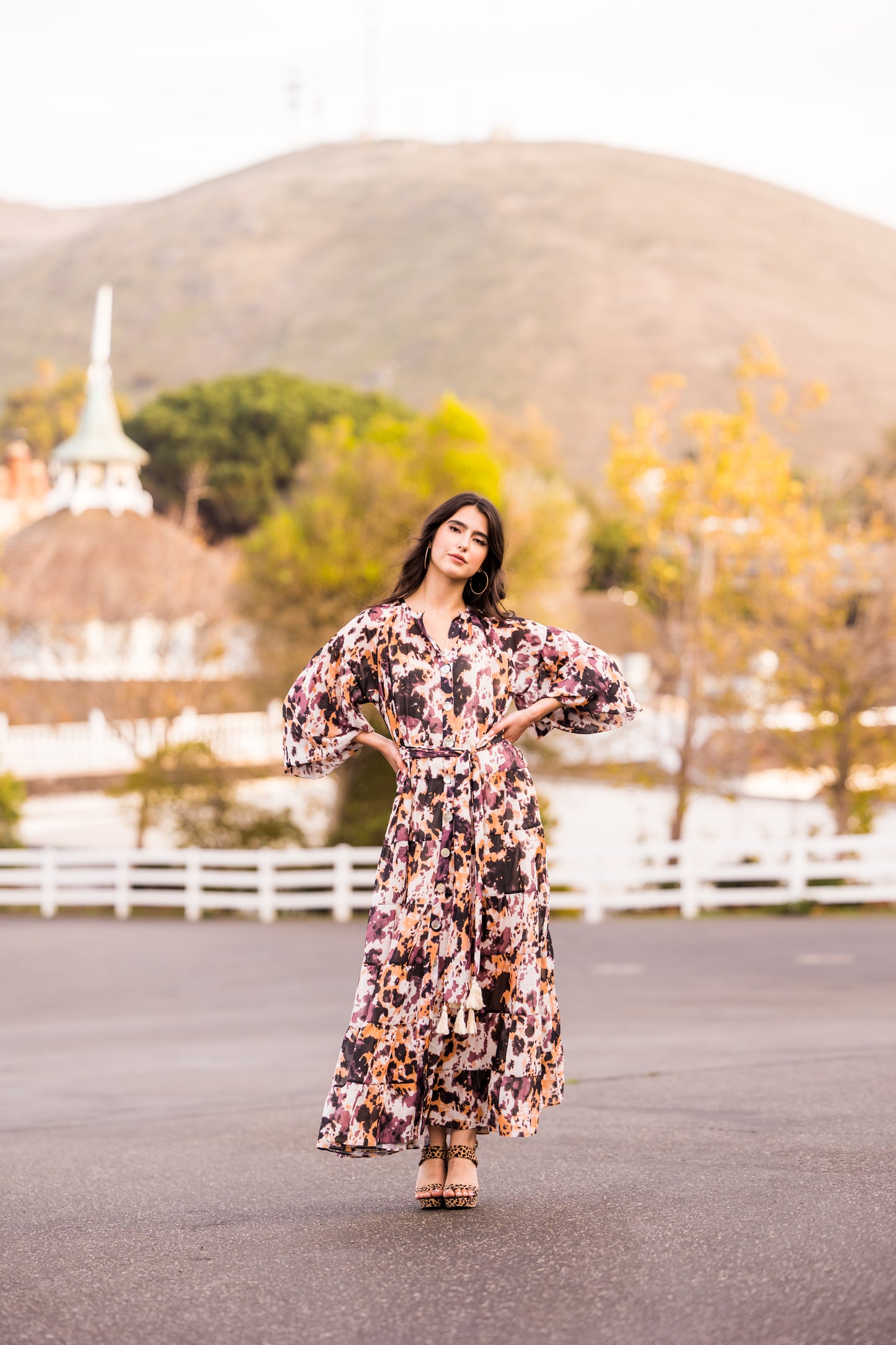 Brindle Ruffle Dress - JG Loves