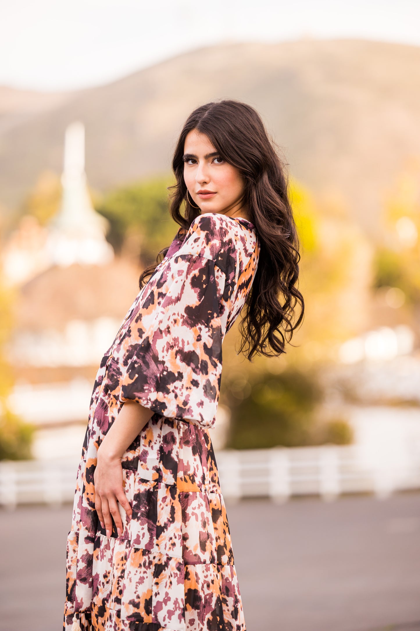 Brindle Ruffle Dress - JG Loves